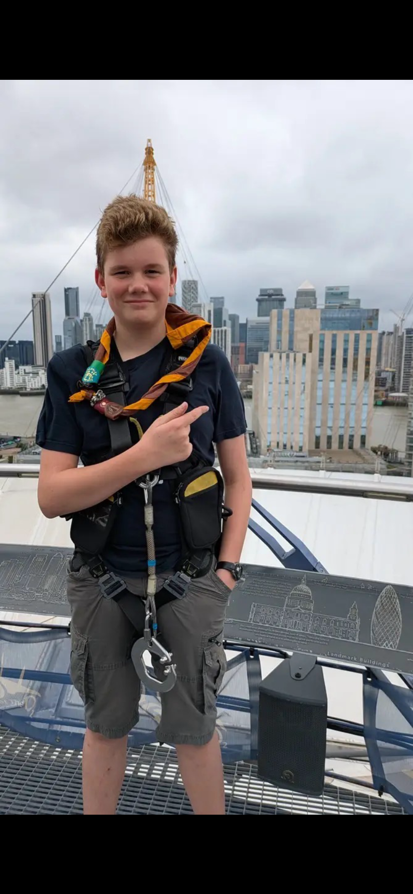 Henry's been selected to go to the World Scout Jamboree campaign photo, 2 of 4