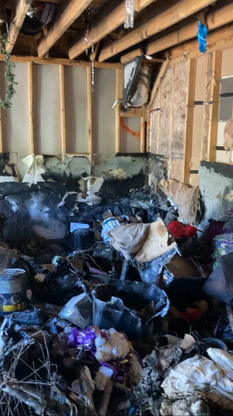 A coworker and his family whose home caught fire campaign photo, 2 of 6