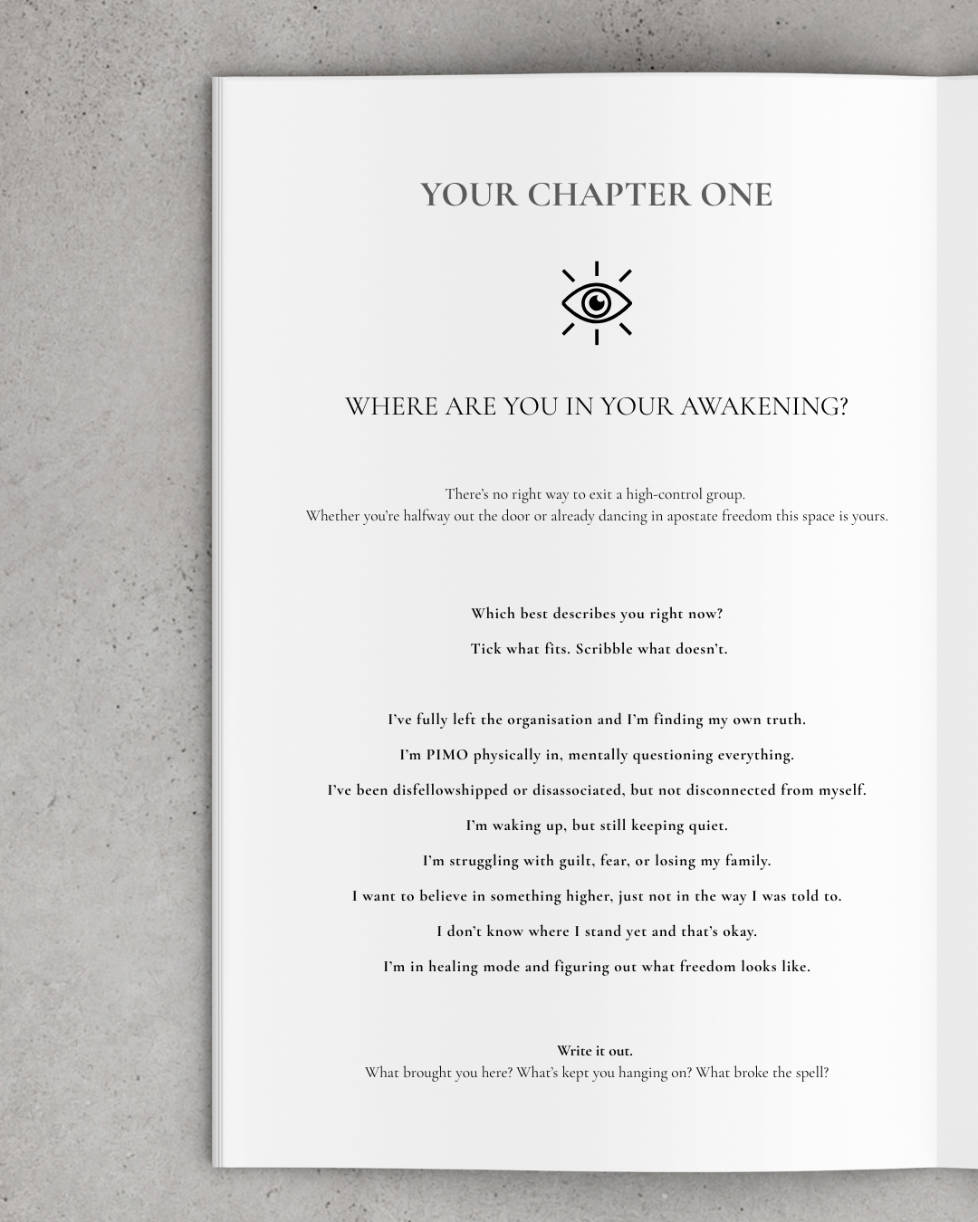 The New World Transformation of the Reclaimed Mind campaign photo, 5 of 8
