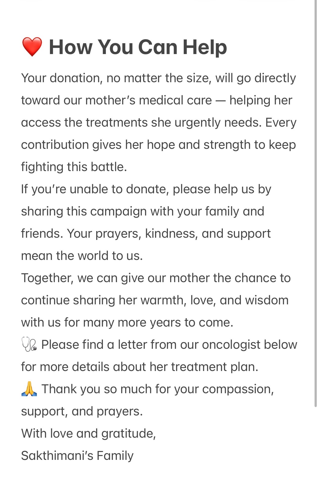 The Fight of Her Life: Support For Lung Cancer Treatment campaign photo, 5 of 8