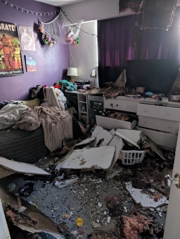Family who lost their home and belongings in a fire campaign photo, 5 of 8