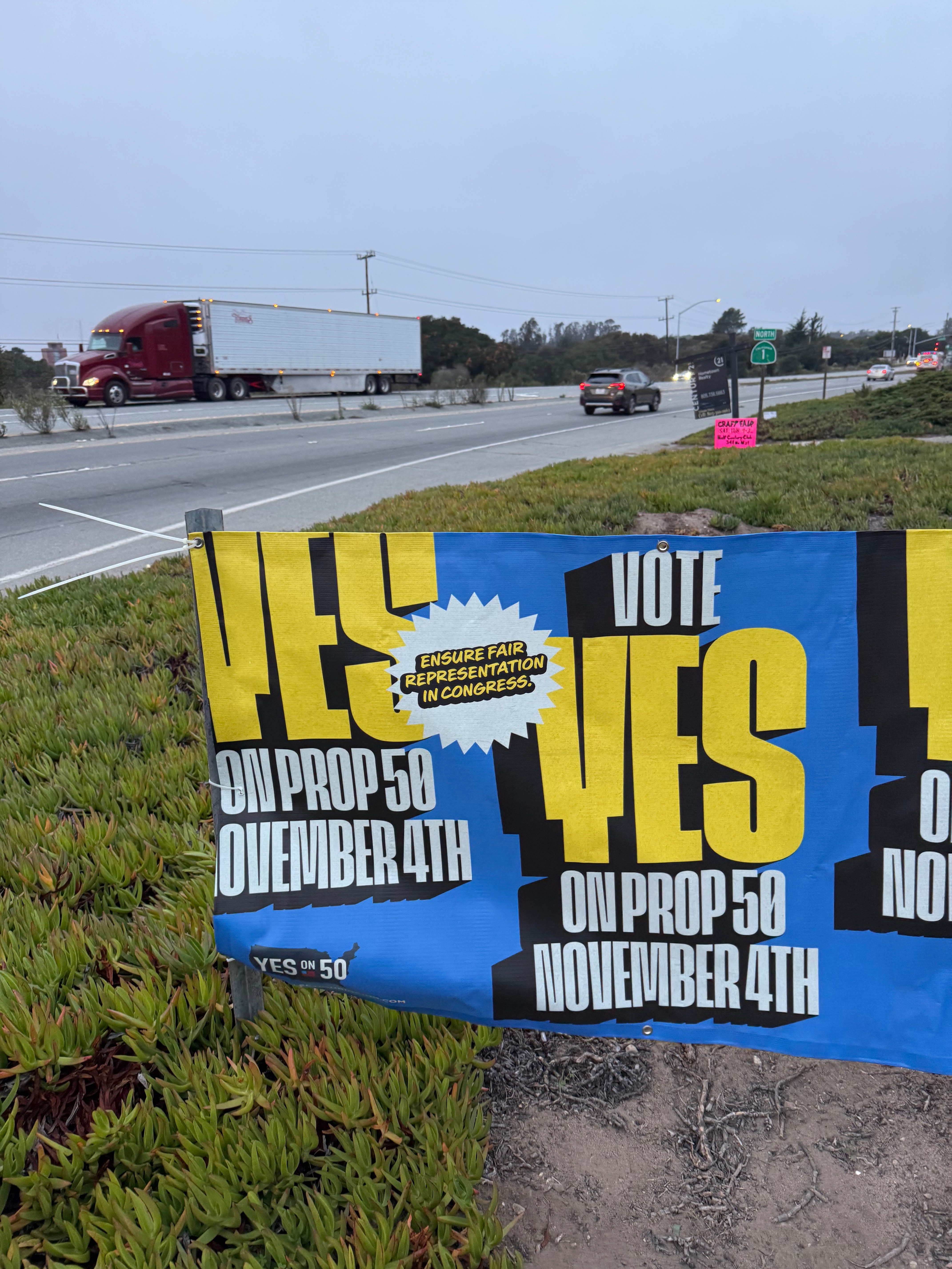 Help Bring a Yes on Prop 50 Banner to Lompoc campaign photo, 4 of 5