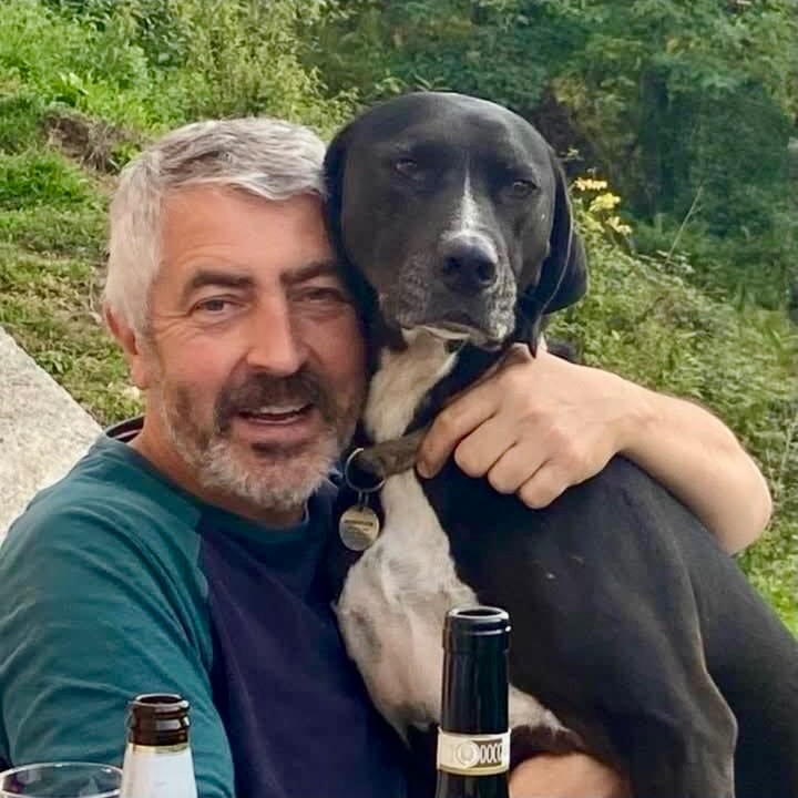 Martin and his adopted dogs campaign photo, 4 of 8