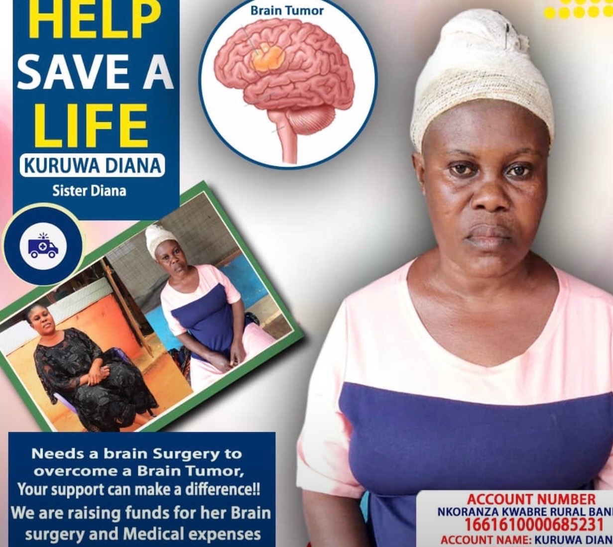 Support Diana Kruwa's Urgent Brain Surgery campaign photo, 2 of 4
