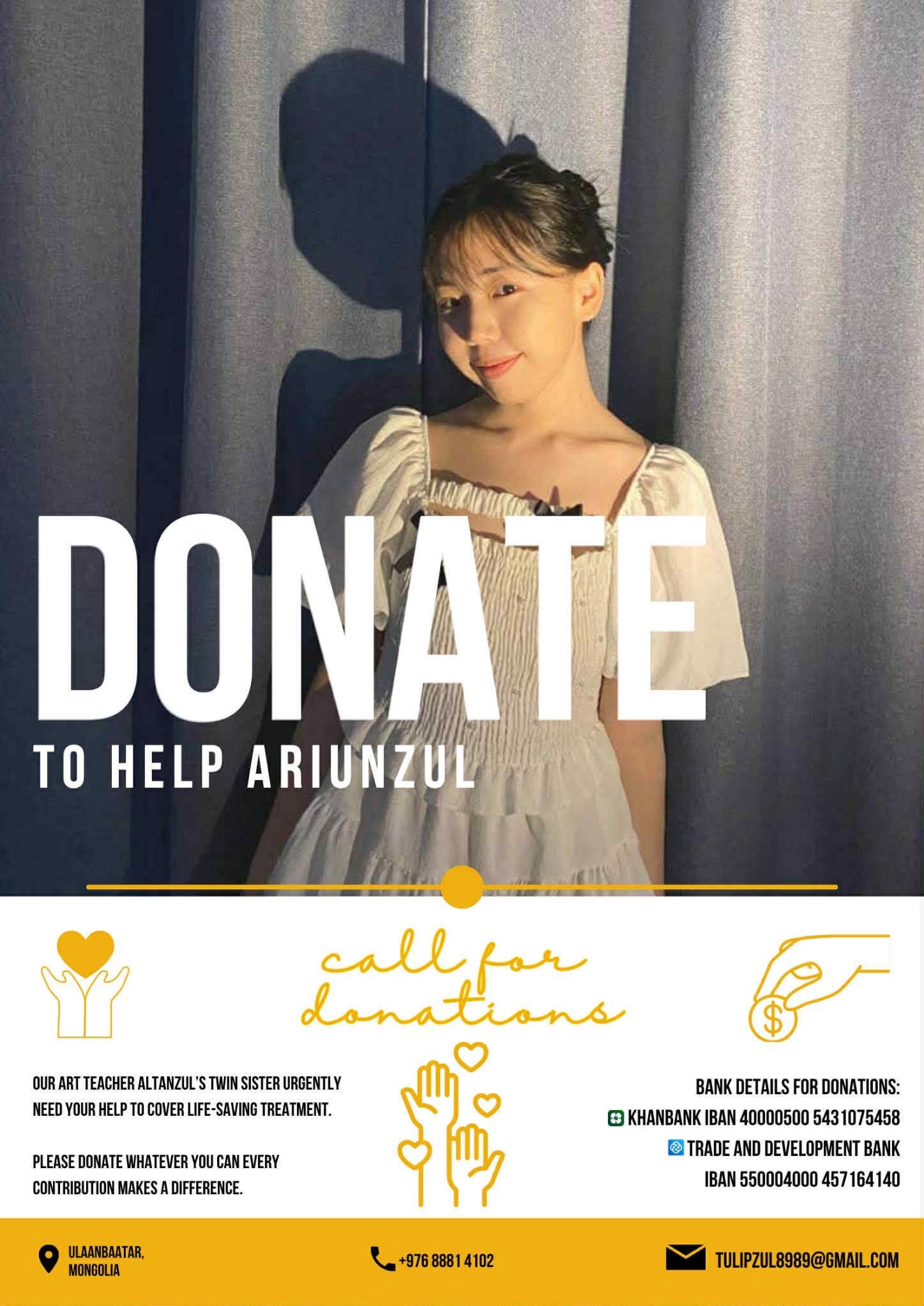 “A Little Heart Fighting a Giant – She Needs You” campaign photo, 4 of 5
