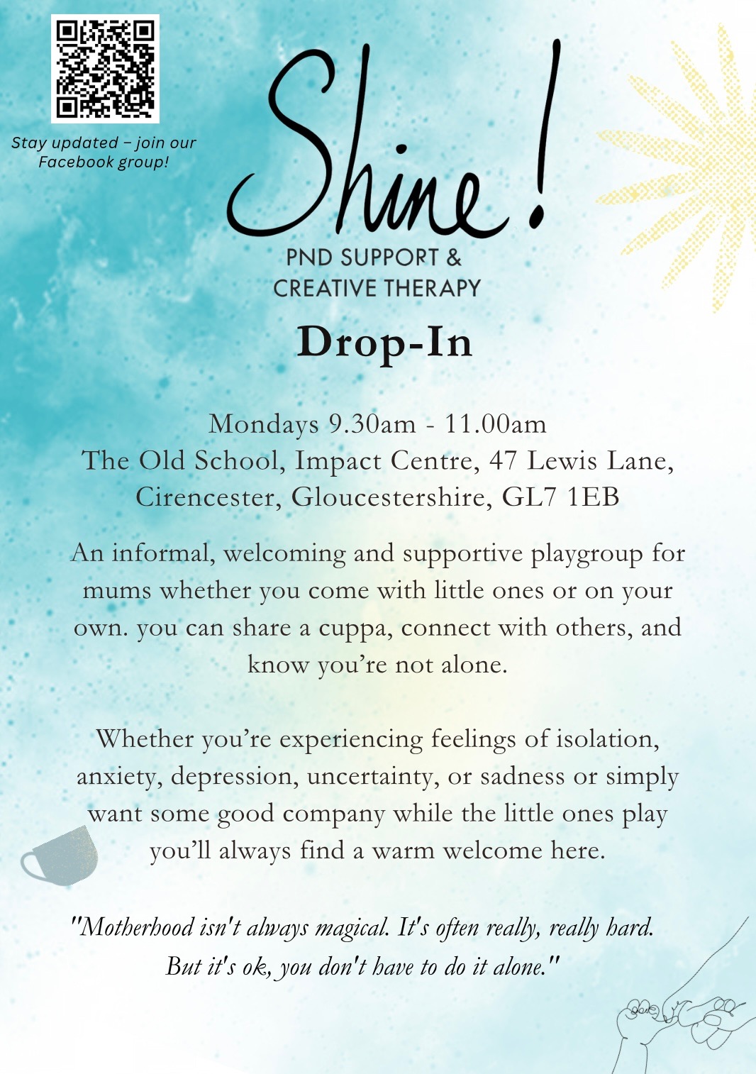 Support the Cirencester Shine Drop-In for Mums campaign photo, 2 of 4