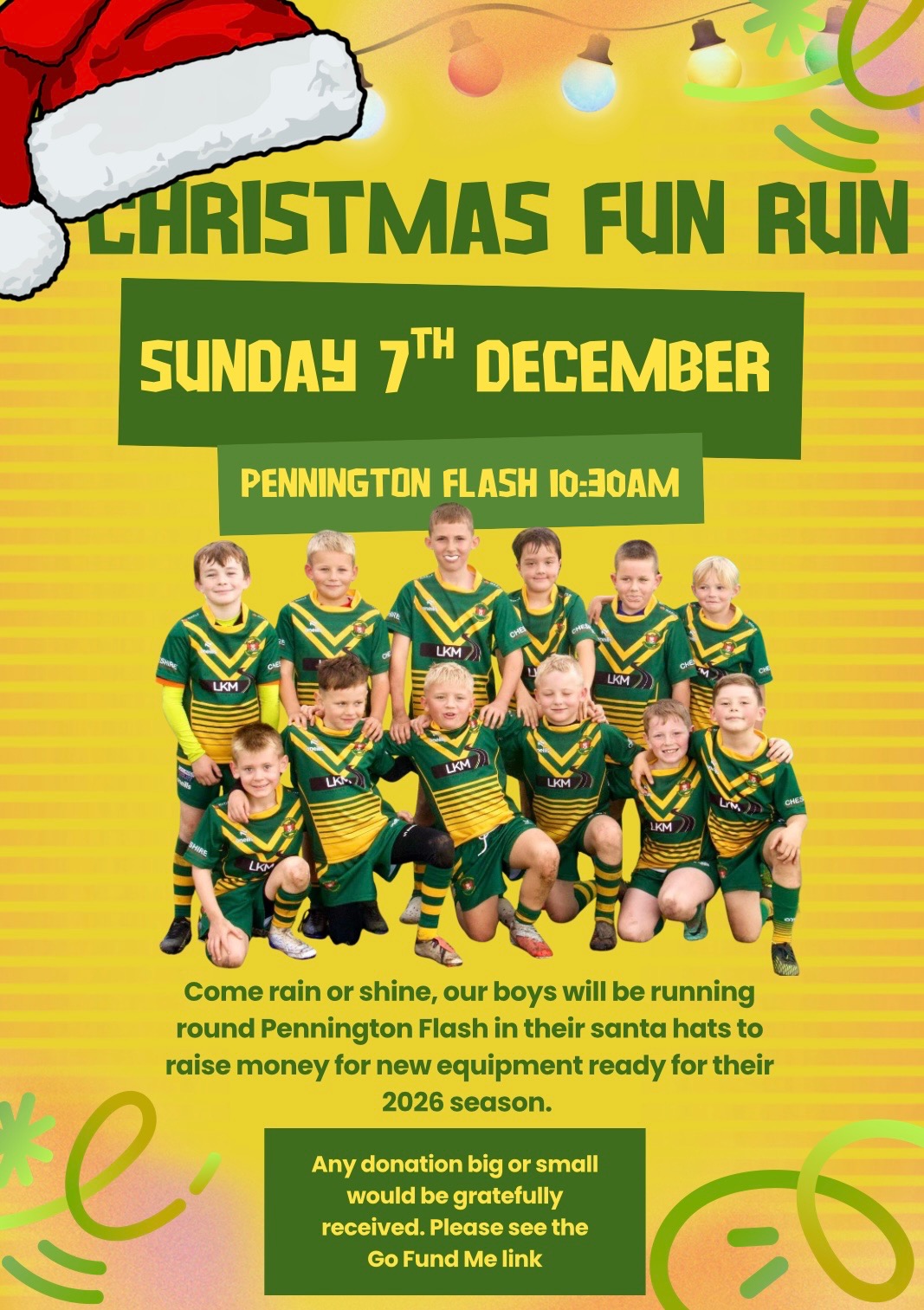 Woolston rovers U8 Golds Fun Run campaign photo, 2 of 4