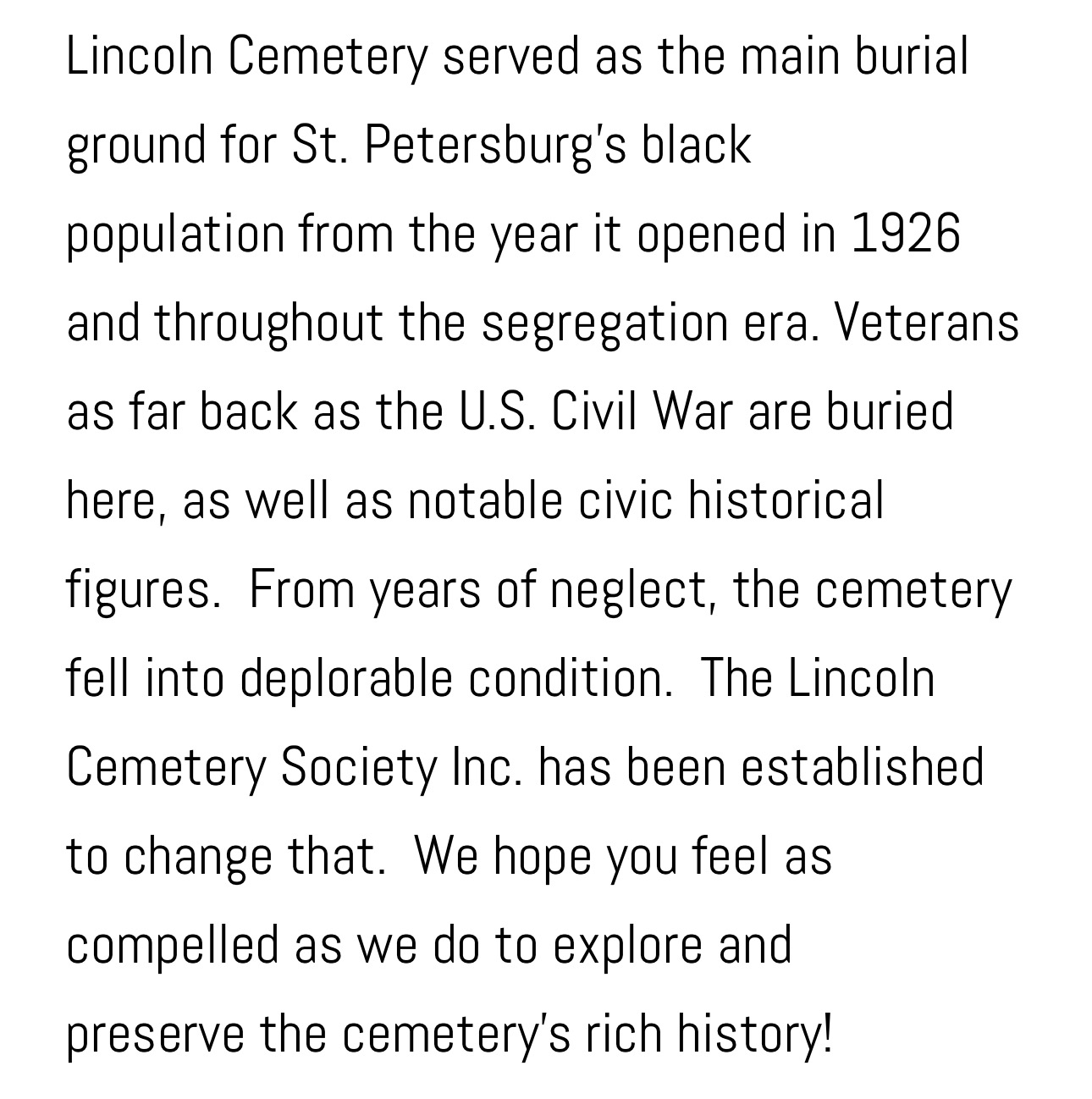Donate to Maintain Historic Lincoln Cemetery campaign photo, 2 of 5