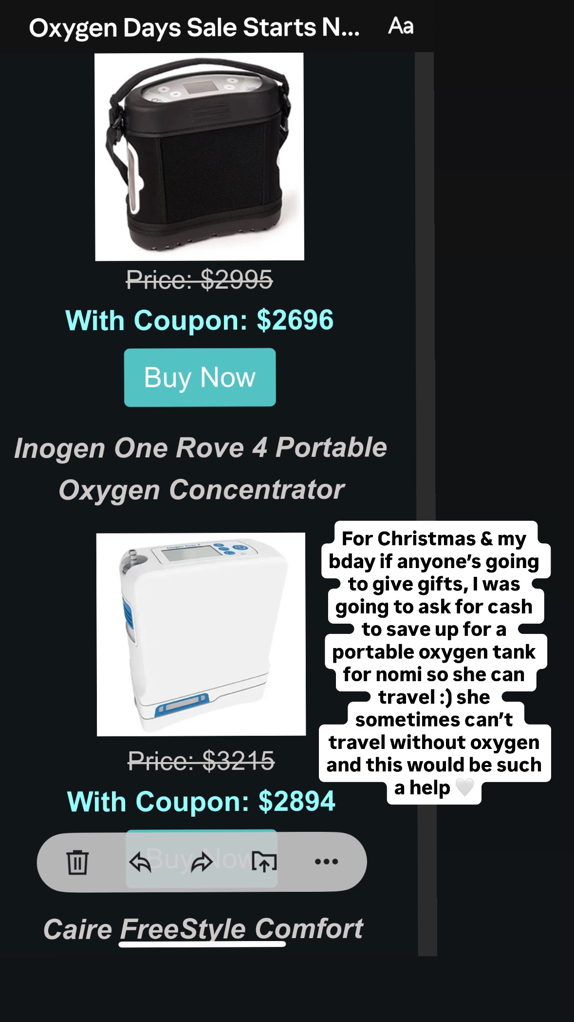 Give Nomi the Gift of Safe Travels campaign photo, 2 of 5