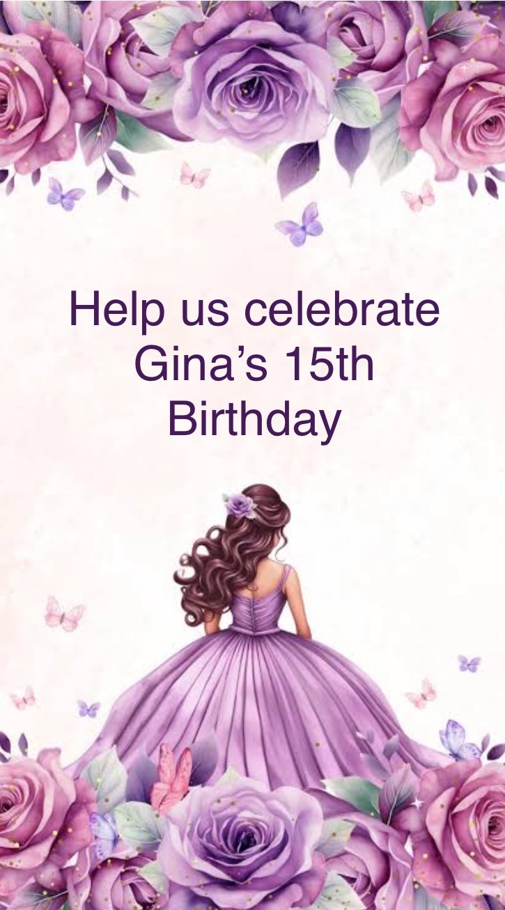 Gina’s Quinces campaign photo, 2 of 4