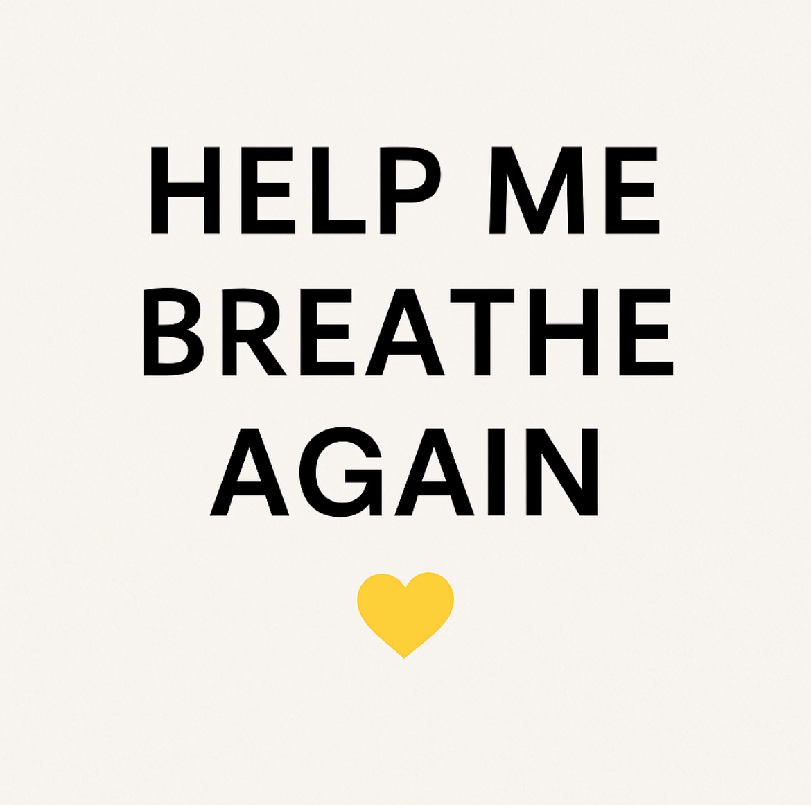 Help me breath freely again campaign photo, 6 of 7
