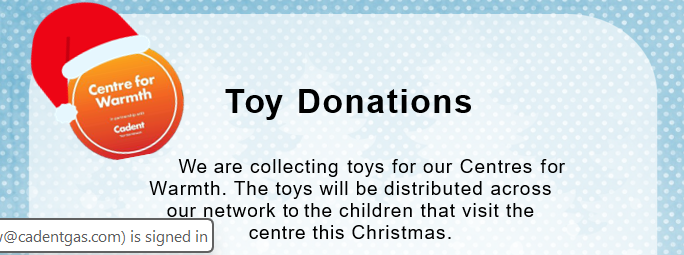 Centres For Warmth Christmas Toy Appeal campaign photo, 2 of 4