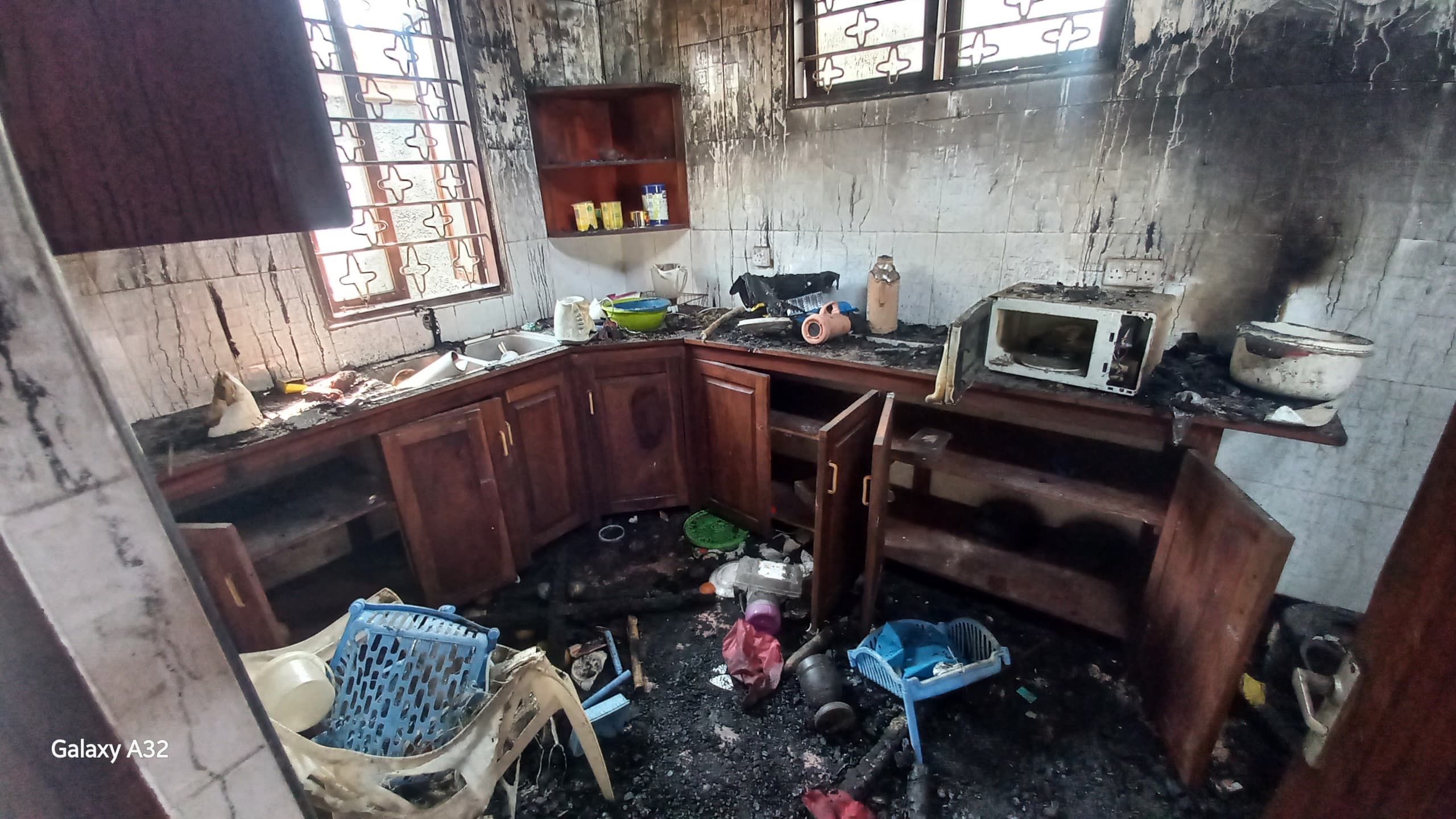 Amos Jilili Makiya 62 yrs old House bured down campaign photo, 2 of 8