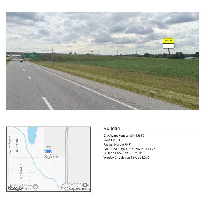 For Charlie Kirk memorial billboard on I-75 in Wapakoneta campaign photo, 5 of 5