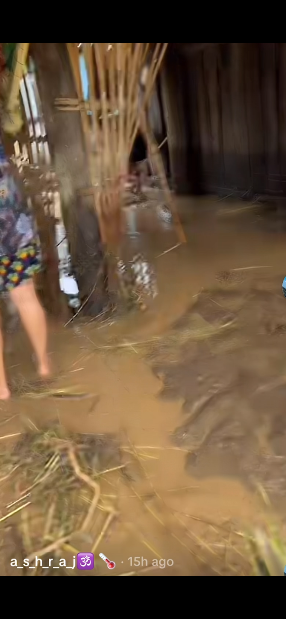 Ashraj and his home and farm flooded campaign photo, 7 of 8
