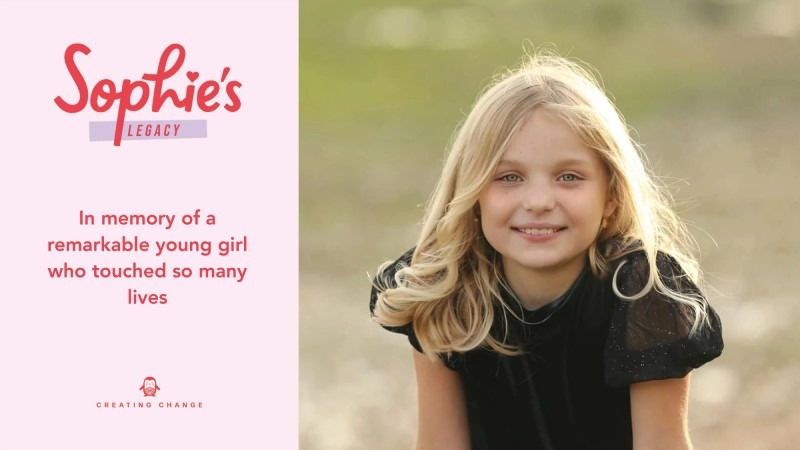 Help me to support Sophie's Legacy campaign photo, 2 of 4