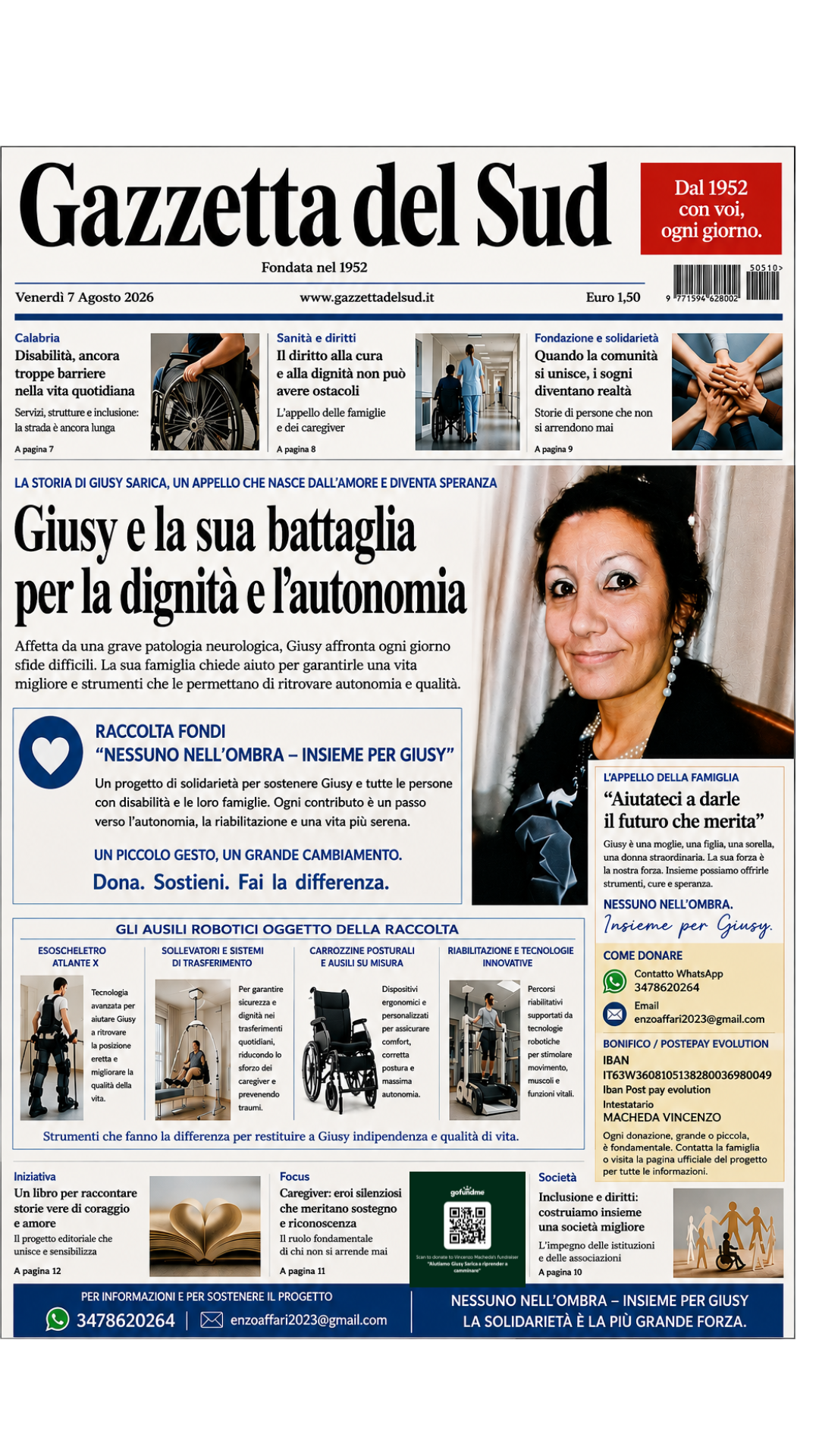 Aiutiamo Giusy Sarica a riprender a camminare campaign photo, 5 of 7