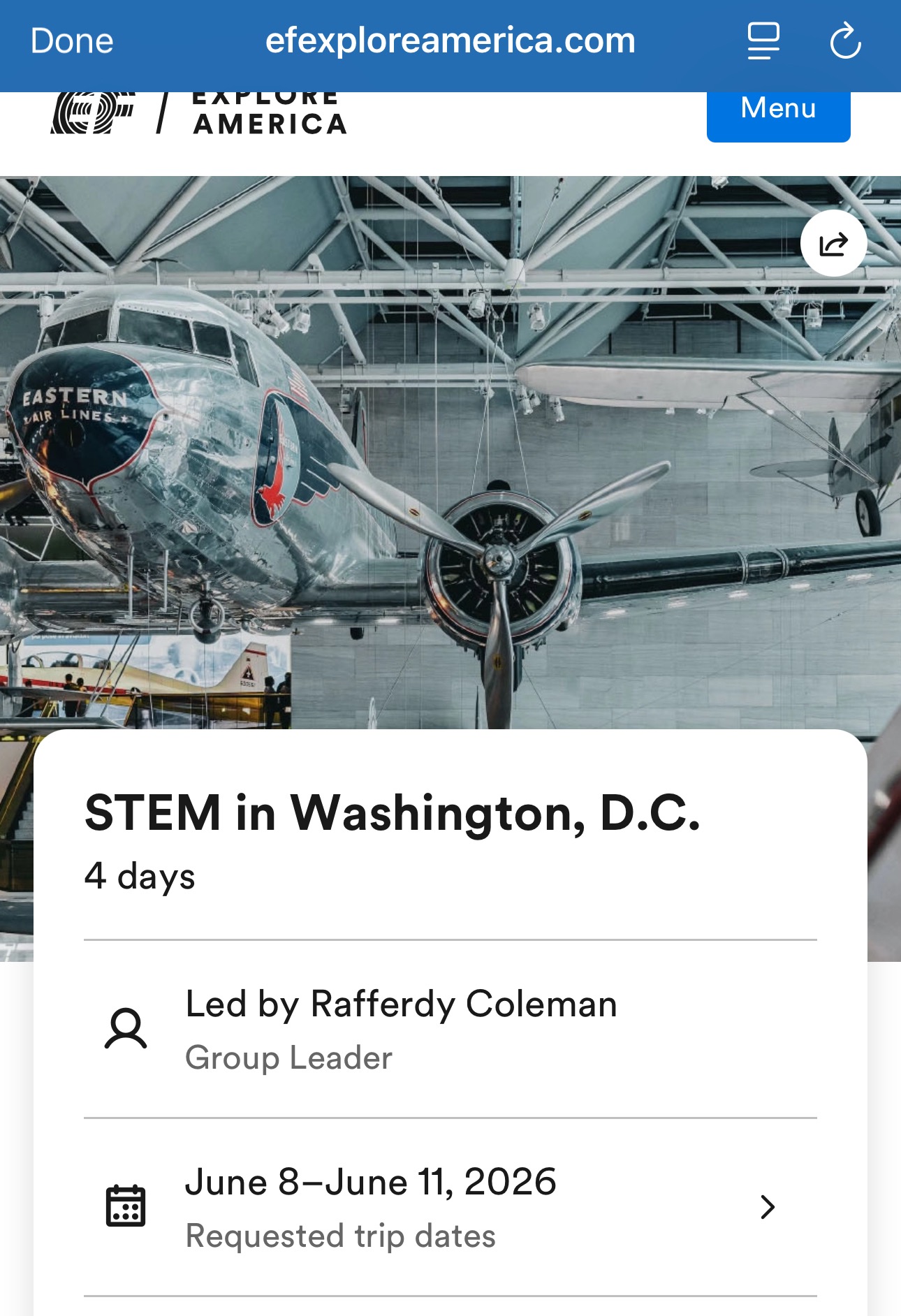 Support Rasmus Mensah's STEM Adventure to Washington DC campaign photo, 4 of 5