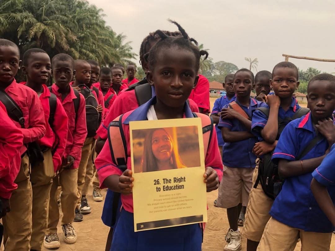 BRINGING EDUCATION TO SIERRA LEONE campaign photo, 2 of 8