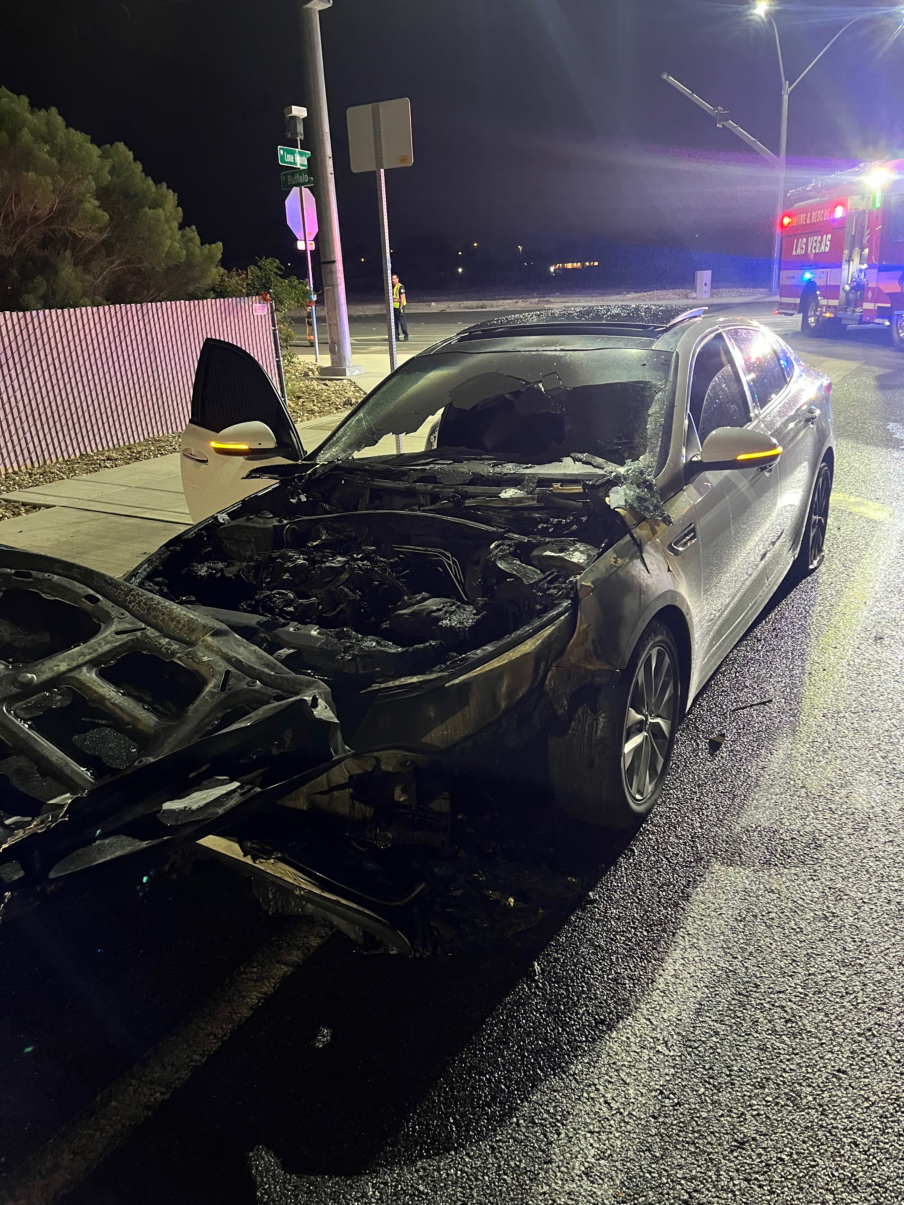 Car fire campaign photo, 5 of 7