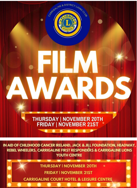 The Carrigaline Lions Club Film Awards campaign photo, 2 of 4