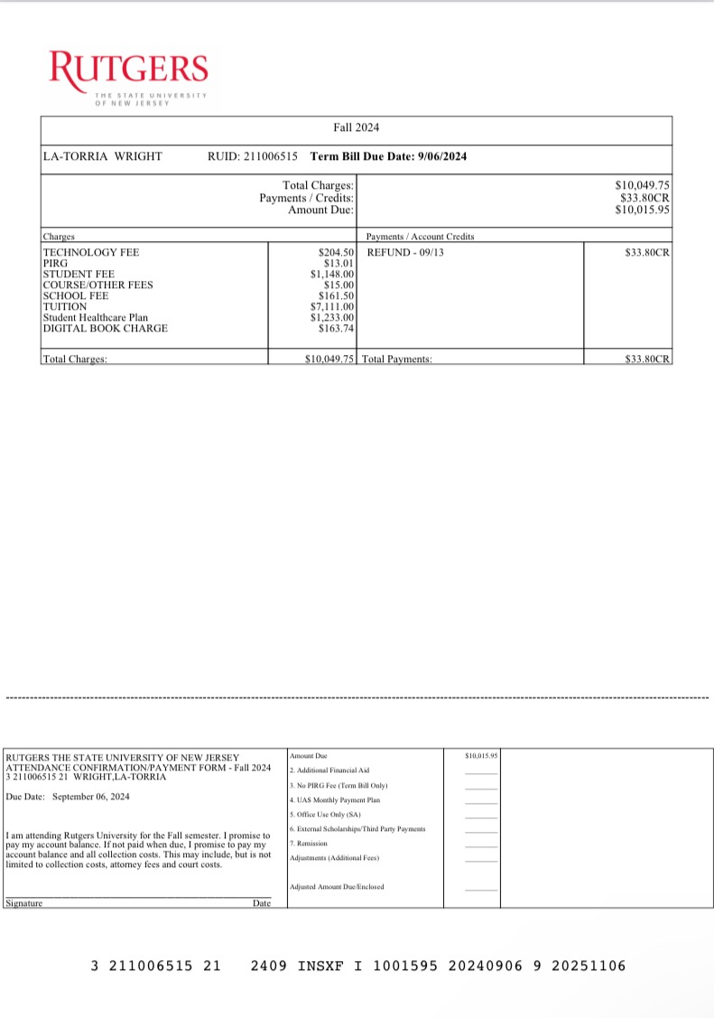 Help LA-TORRIA PAYOFF HER COLLEGE DEBT campaign photo, 2 of 6