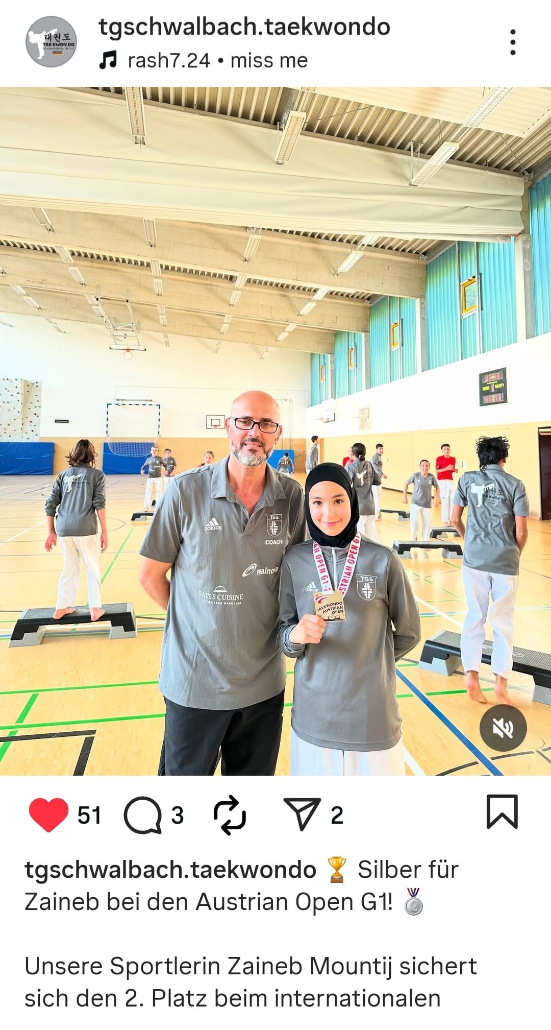 Zaineb, 13 braucht Hilfe bei ihrer internat. Sportkarriere campaign photo, 5 of 6