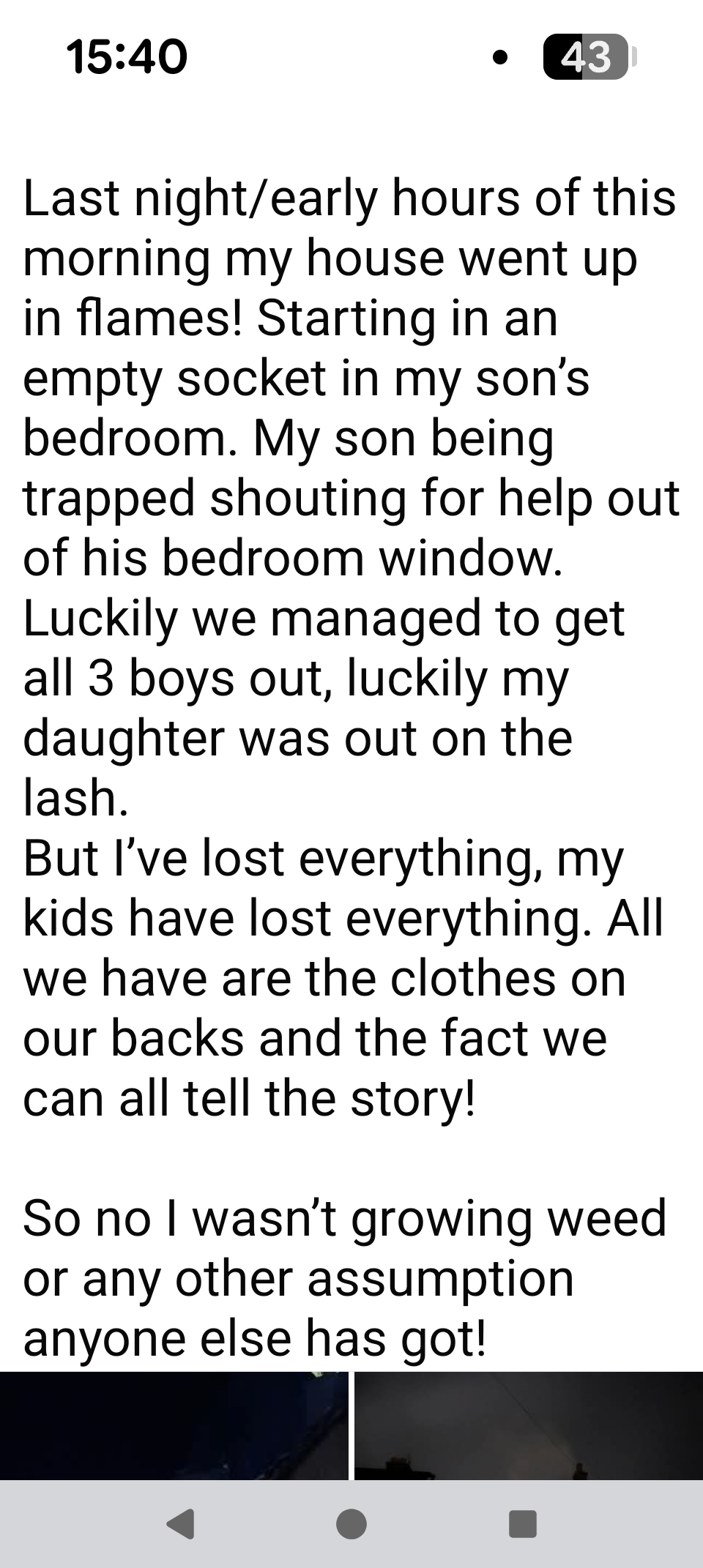 Help a local family in need after house fire campaign photo, 4 of 5