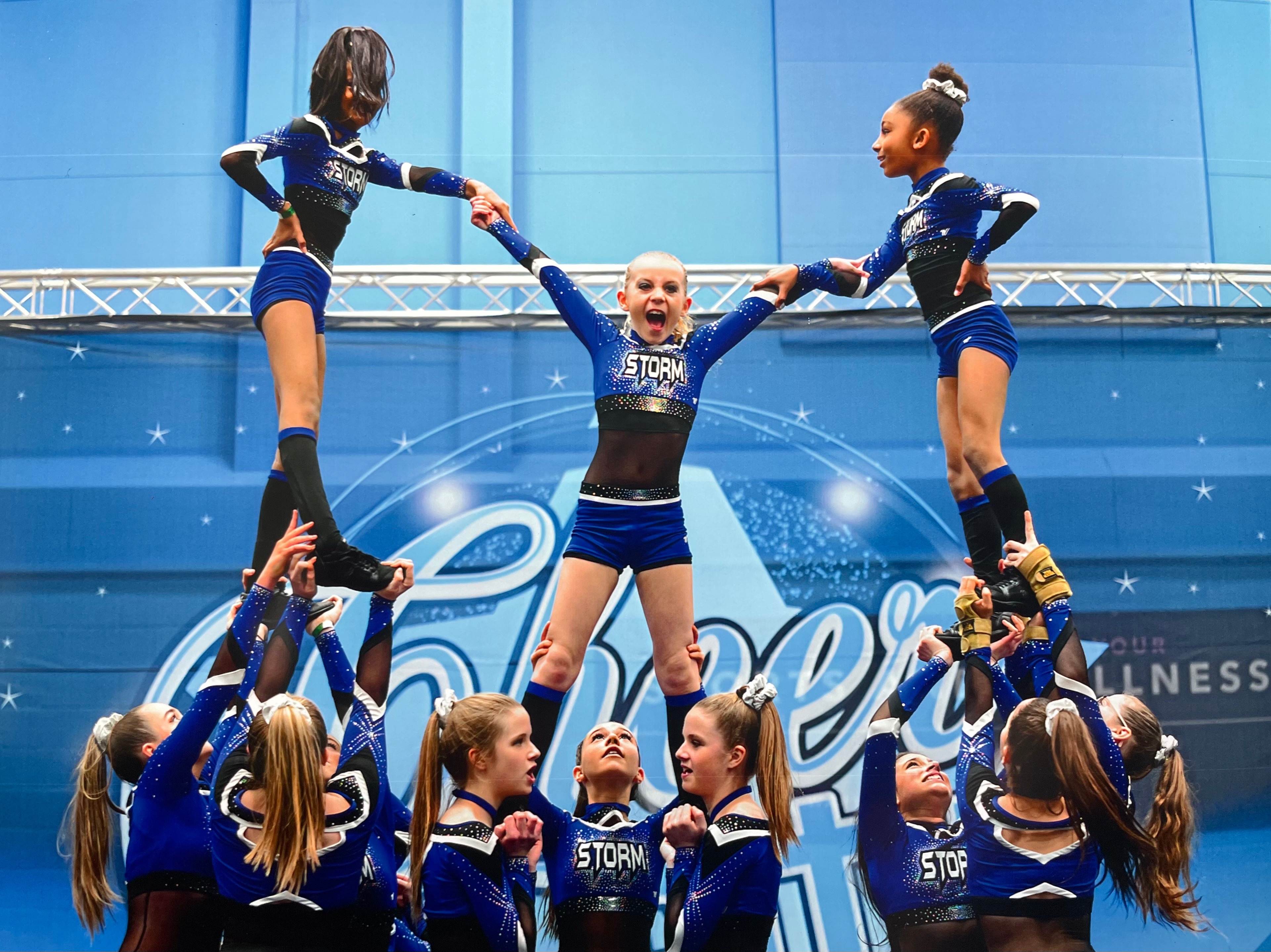 All Star Worlds Cheer competition campaign photo, 4 of 8