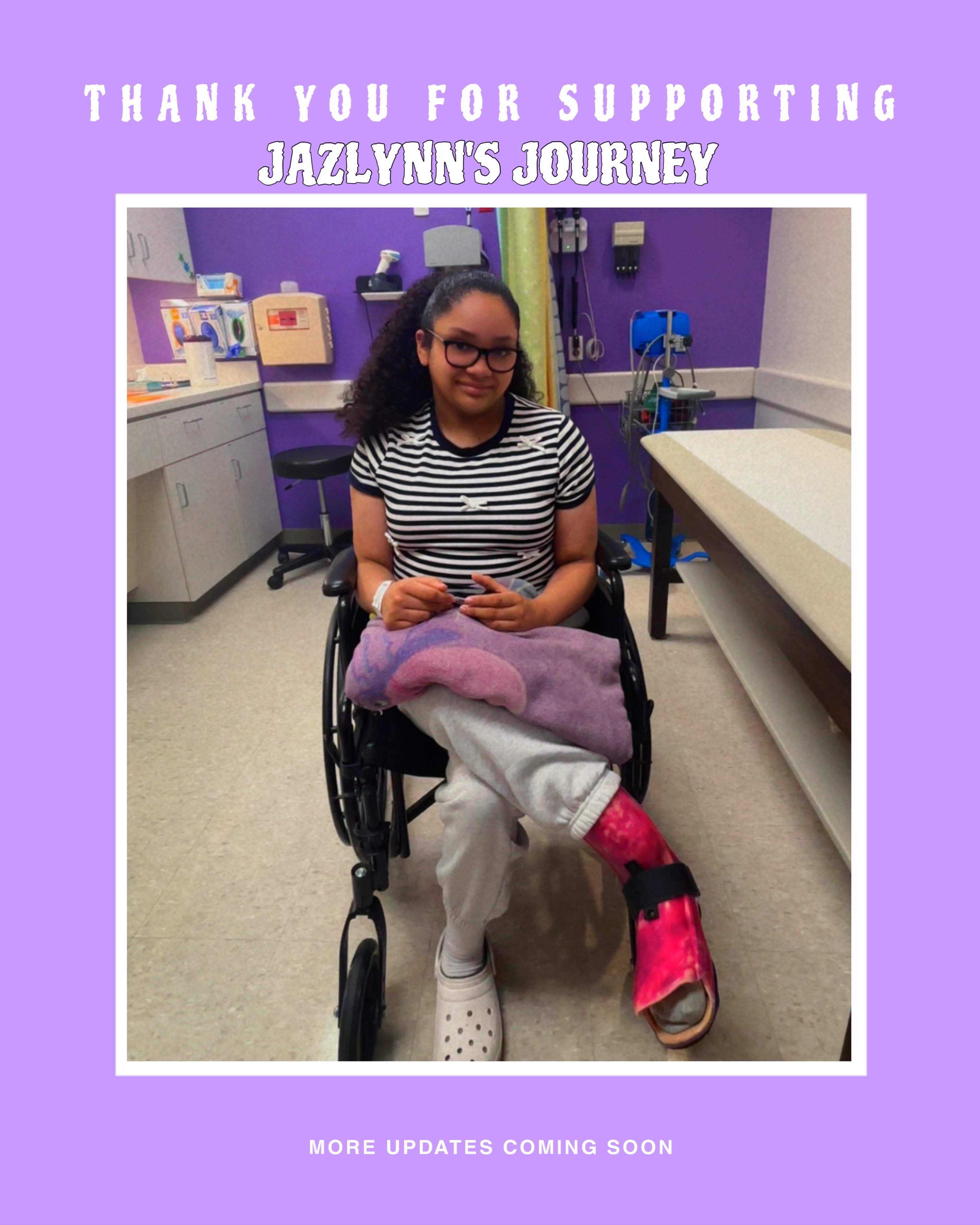 Jazlynn’s battle against Gorham-Stout disease campaign photo, 6 of 8