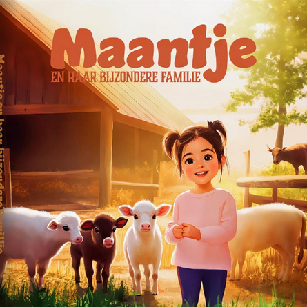 Crowdfunding kinderboek 'Maantje & haar bijzondere famillie' campaign photo, 7 of 8
