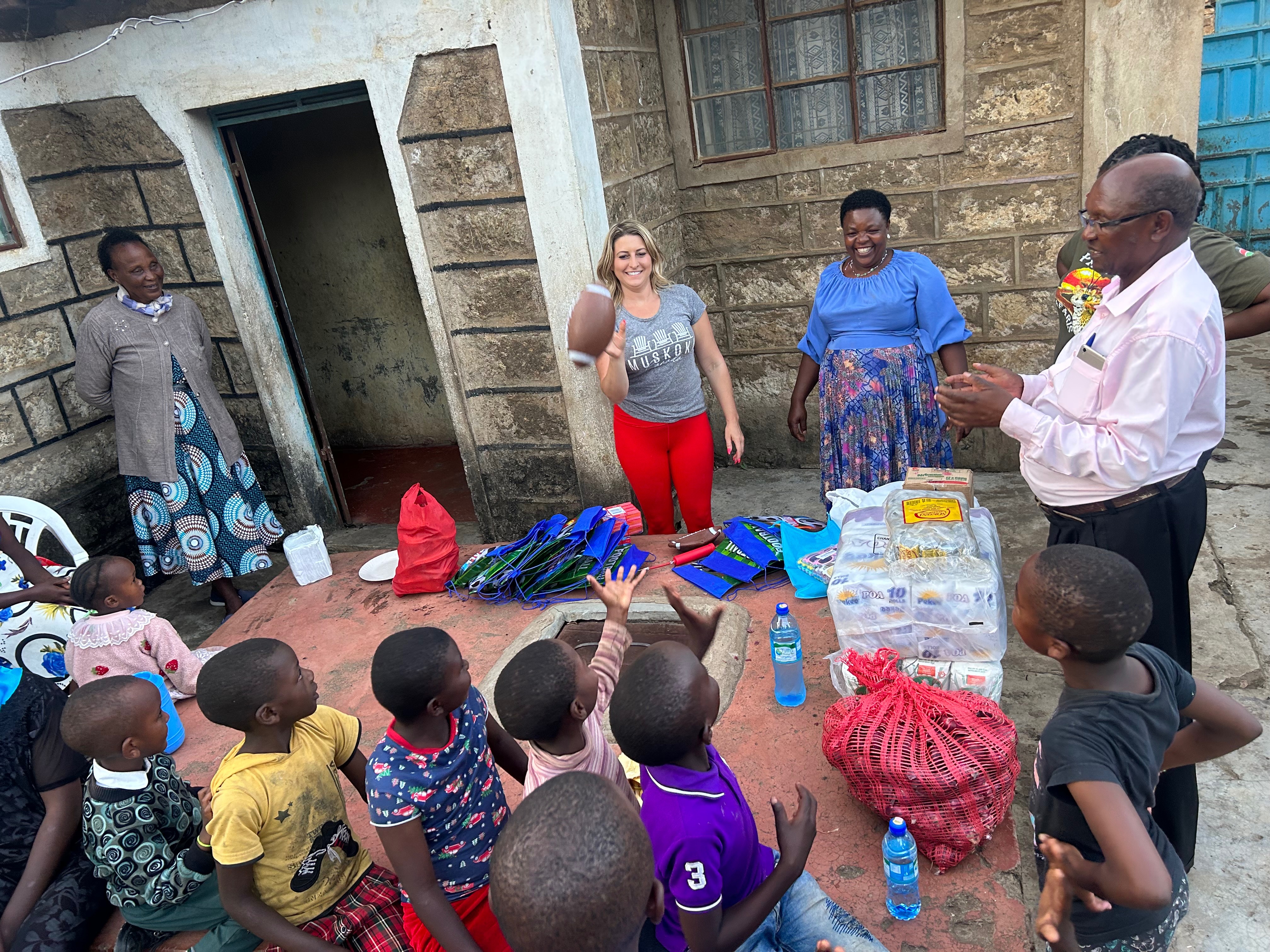 Children’s donation drive for Africa visit campaign photo, 4 of 6