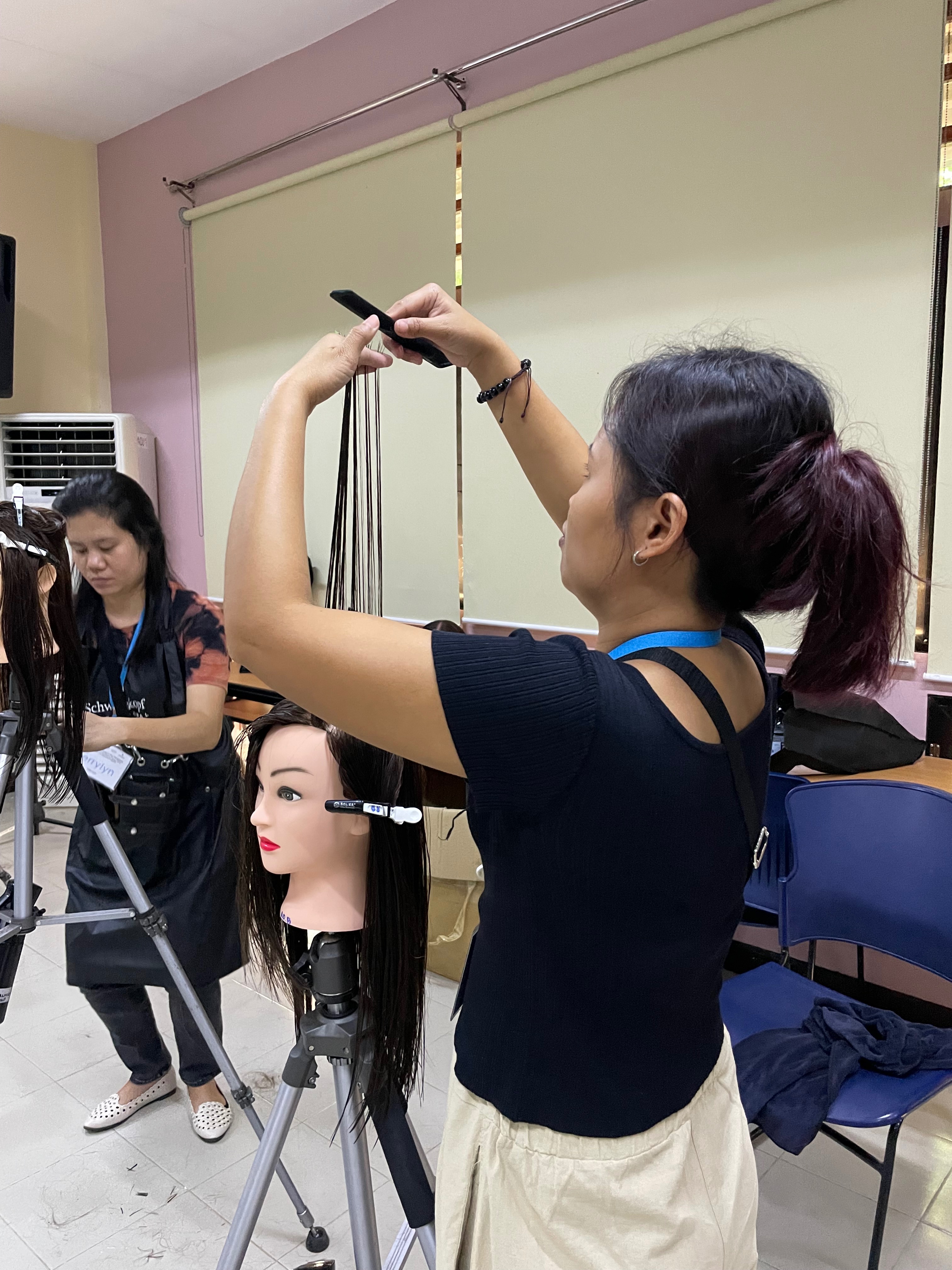 TRANSFORMING LIVES THROUGH HAIRDRESSING campaign photo, 2 of 8