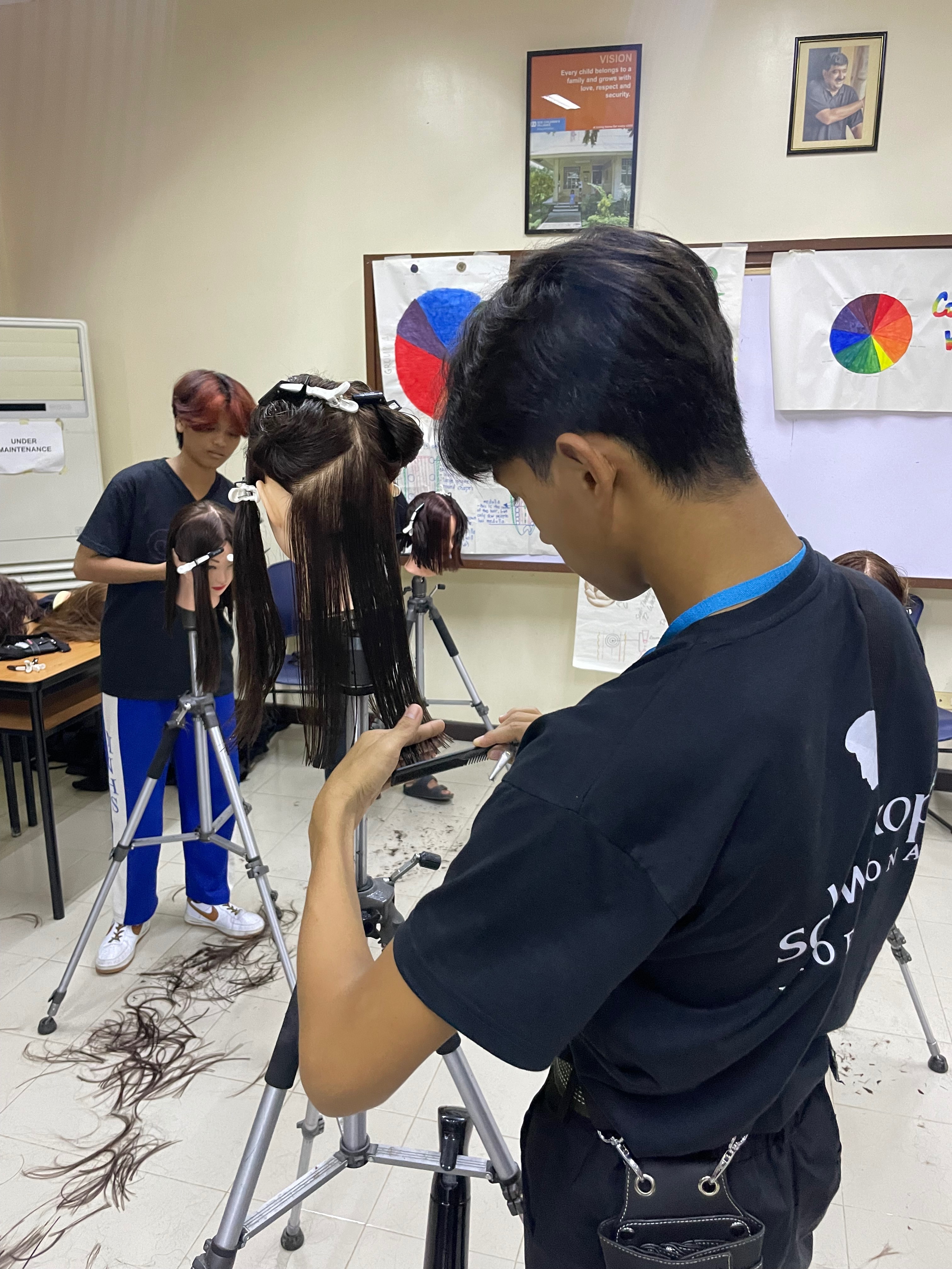 TRANSFORMING LIVES THROUGH HAIRDRESSING campaign photo, 4 of 8