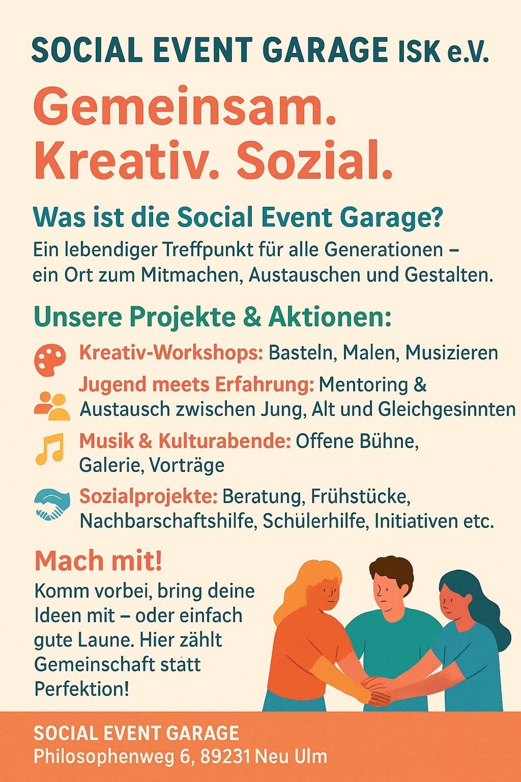 SozialEventGarage bitte spende für unbegleitete Flüchtlinge campaign photo, 7 of 8