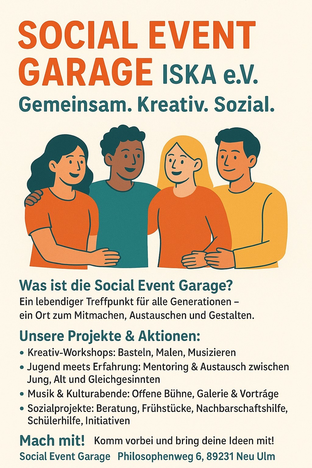 SozialEventGarage bitte spende für unbegleitete Flüchtlinge campaign photo, 2 of 8
