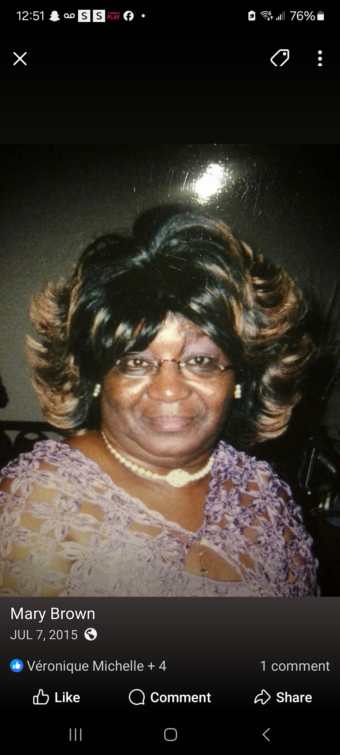 Help Honor Mary Brown’s Memory campaign photo, 2 of 5