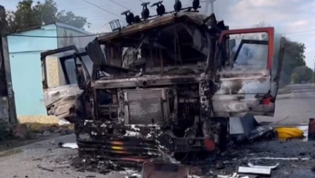 Spende für ein Feuerwehrauto für Druzhkivka photo