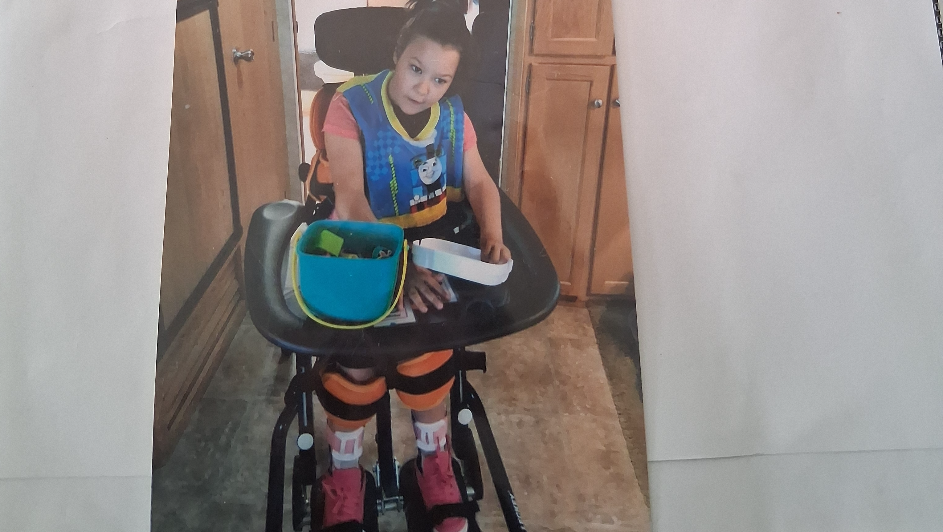 Josie Gauvin Atteinte de Paralysie Cérébrale photo