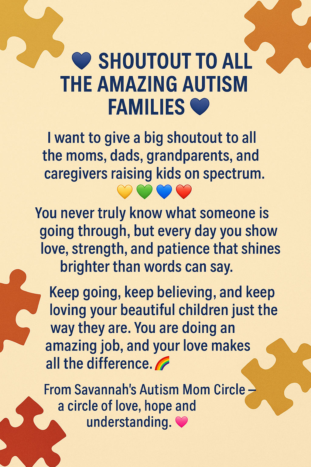 Building Hope for Autism Families in Savannah campaign photo, 2 of 5