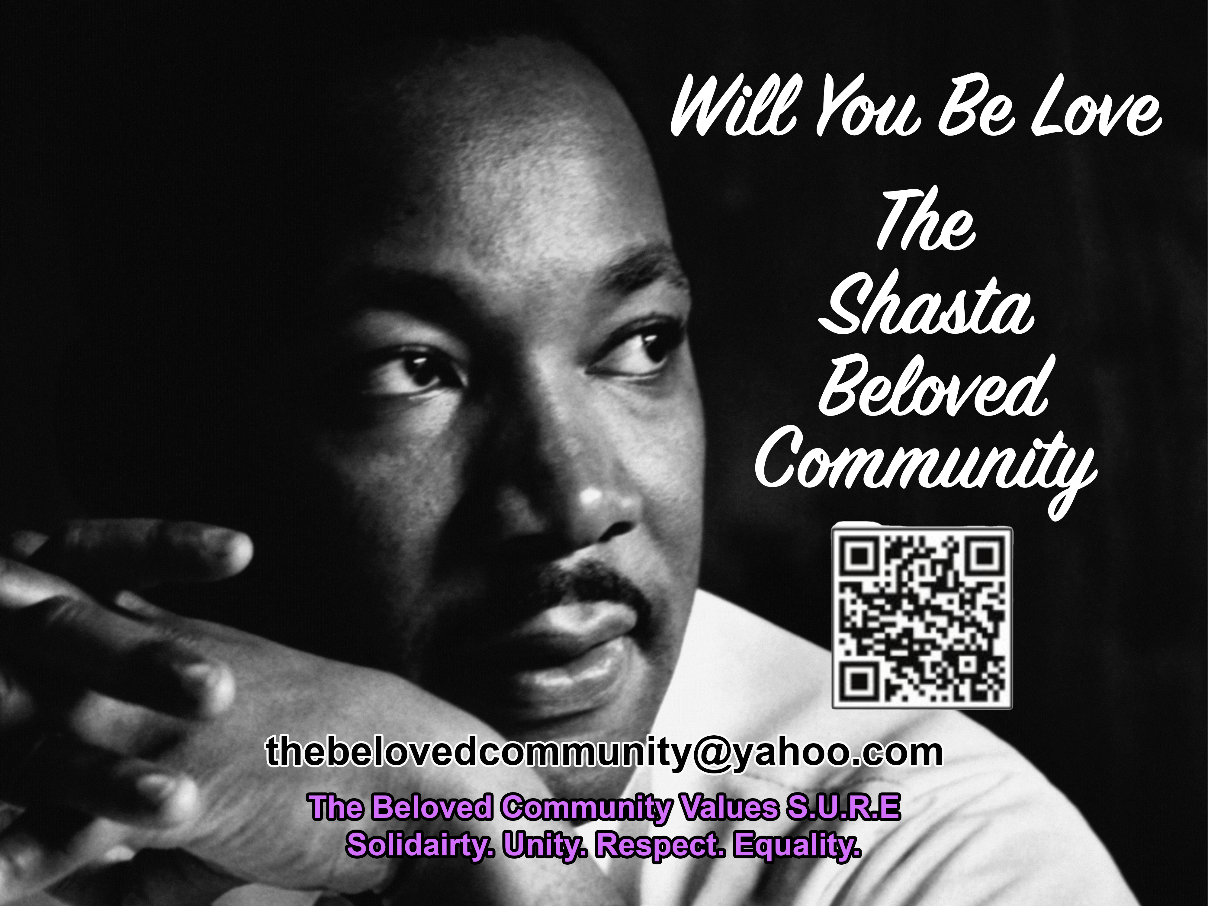 : Nonviolence chooses love instead of hate. campaign photo, 2 of 4