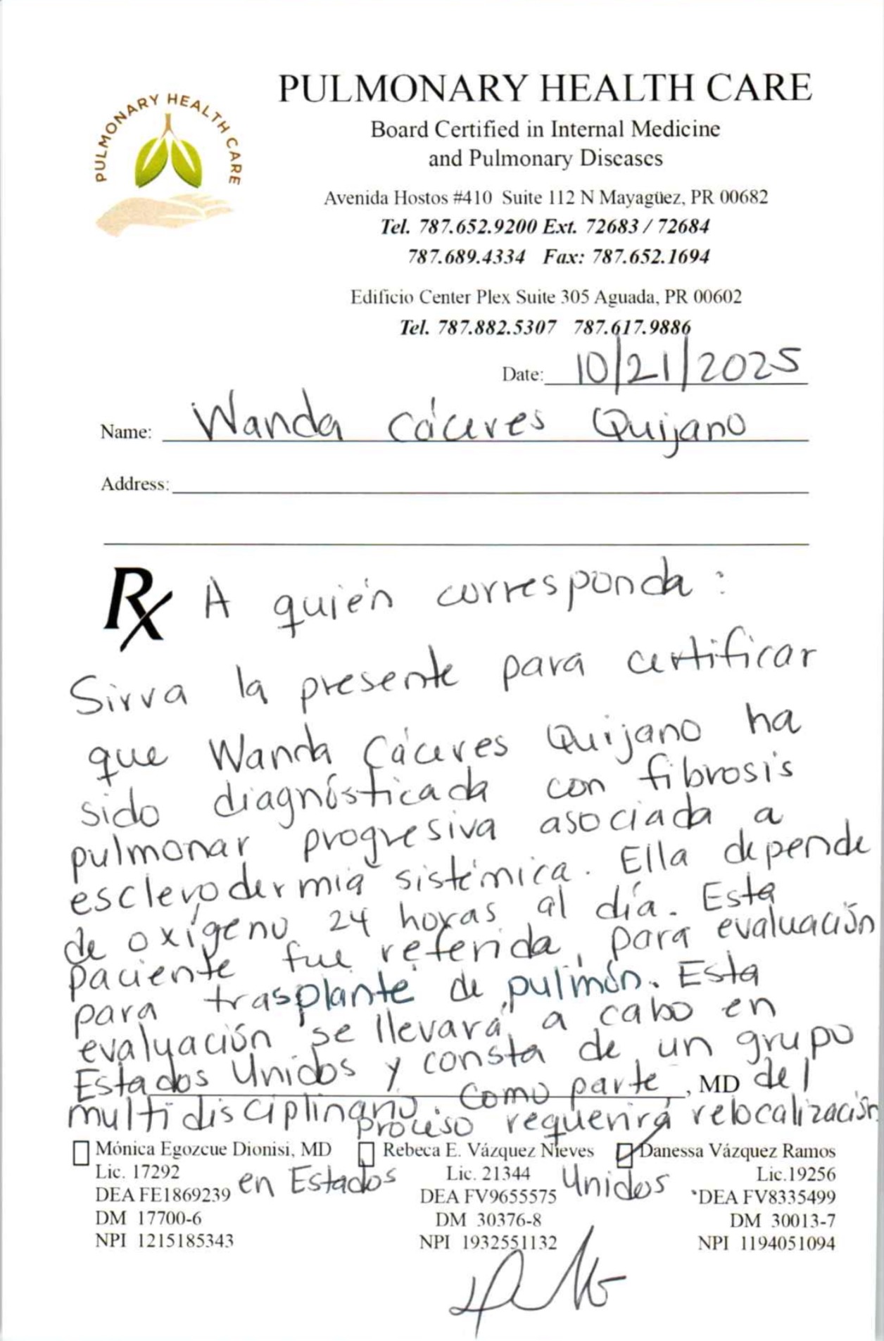 Trasplante Doble de Pulmón campaign photo, 4 of 5