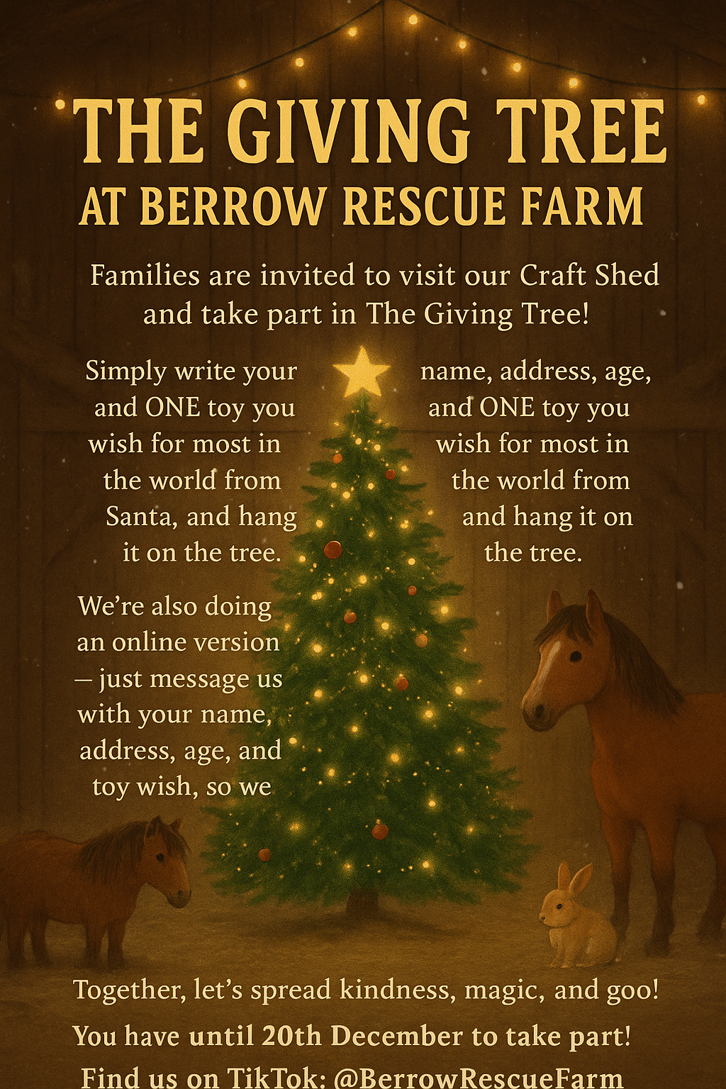 Help us help families this Christmas! campaign photo, 2 of 4