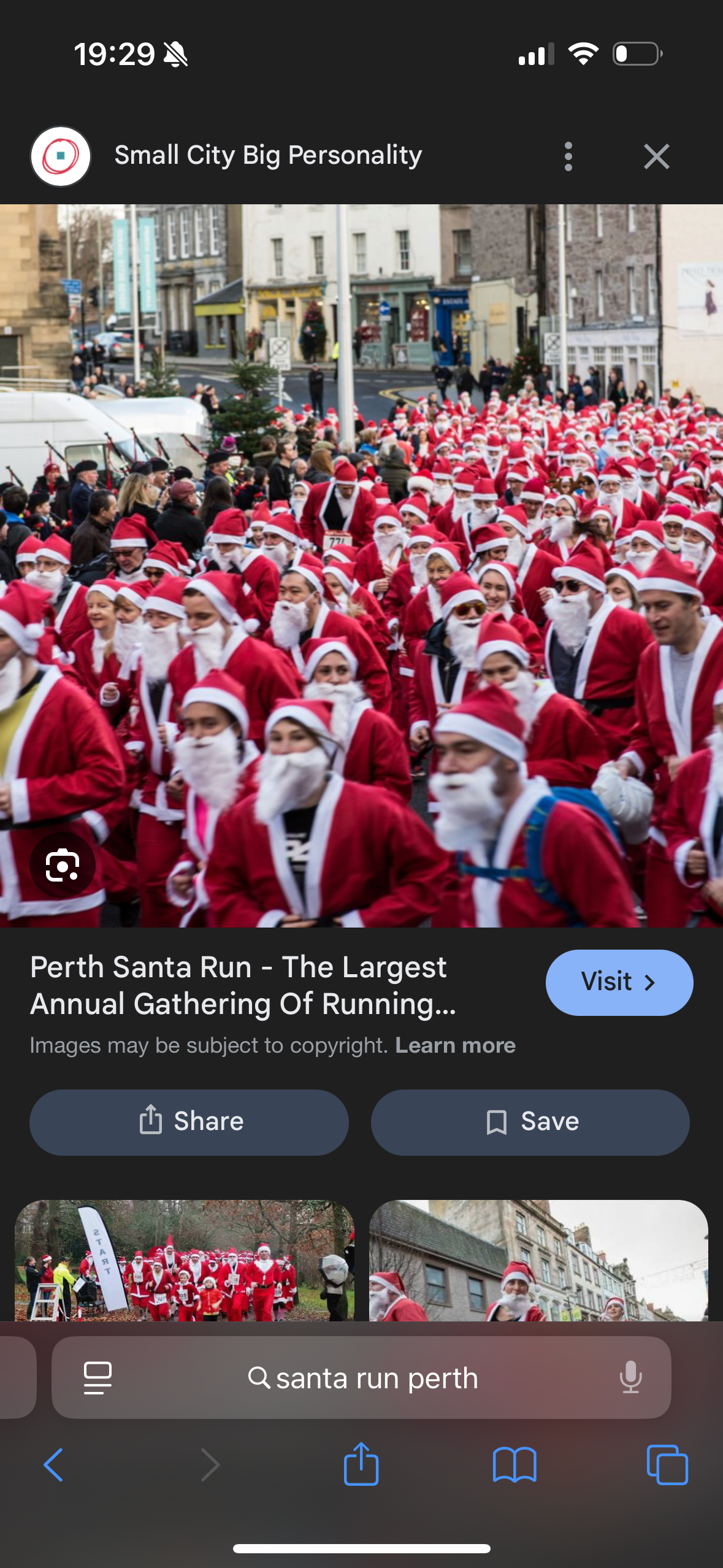 Kian runs Santa 5k campaign photo, 4 of 5