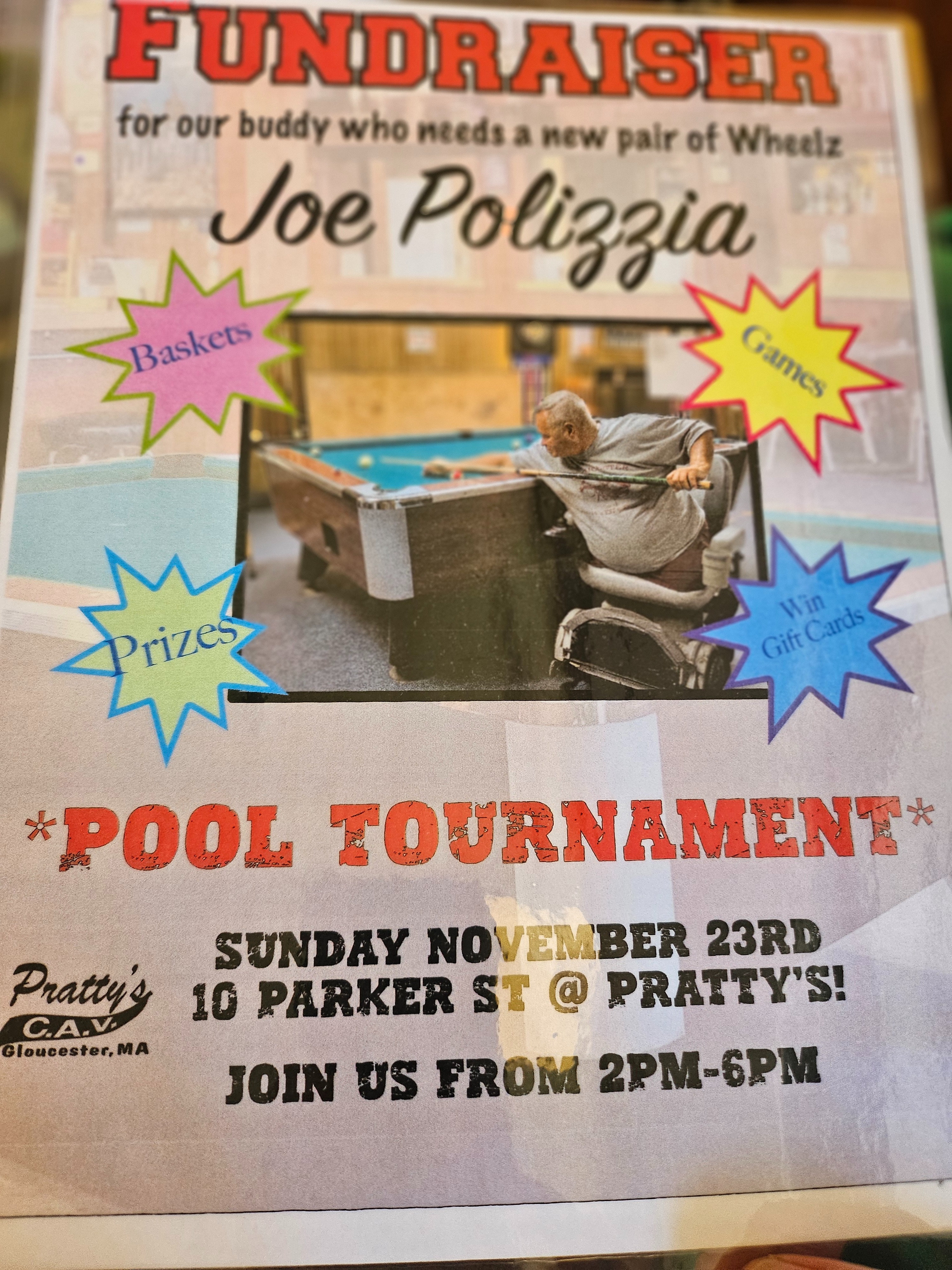 Donate to Replace Joe Polizzia's Wheelchair campaign photo, 2 of 4