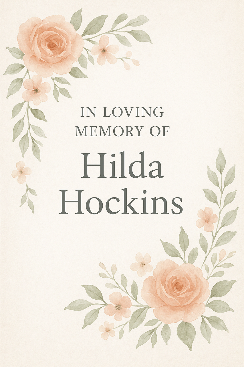 In Loving Memory of Hilda Hockins campaign photo, 2 of 4