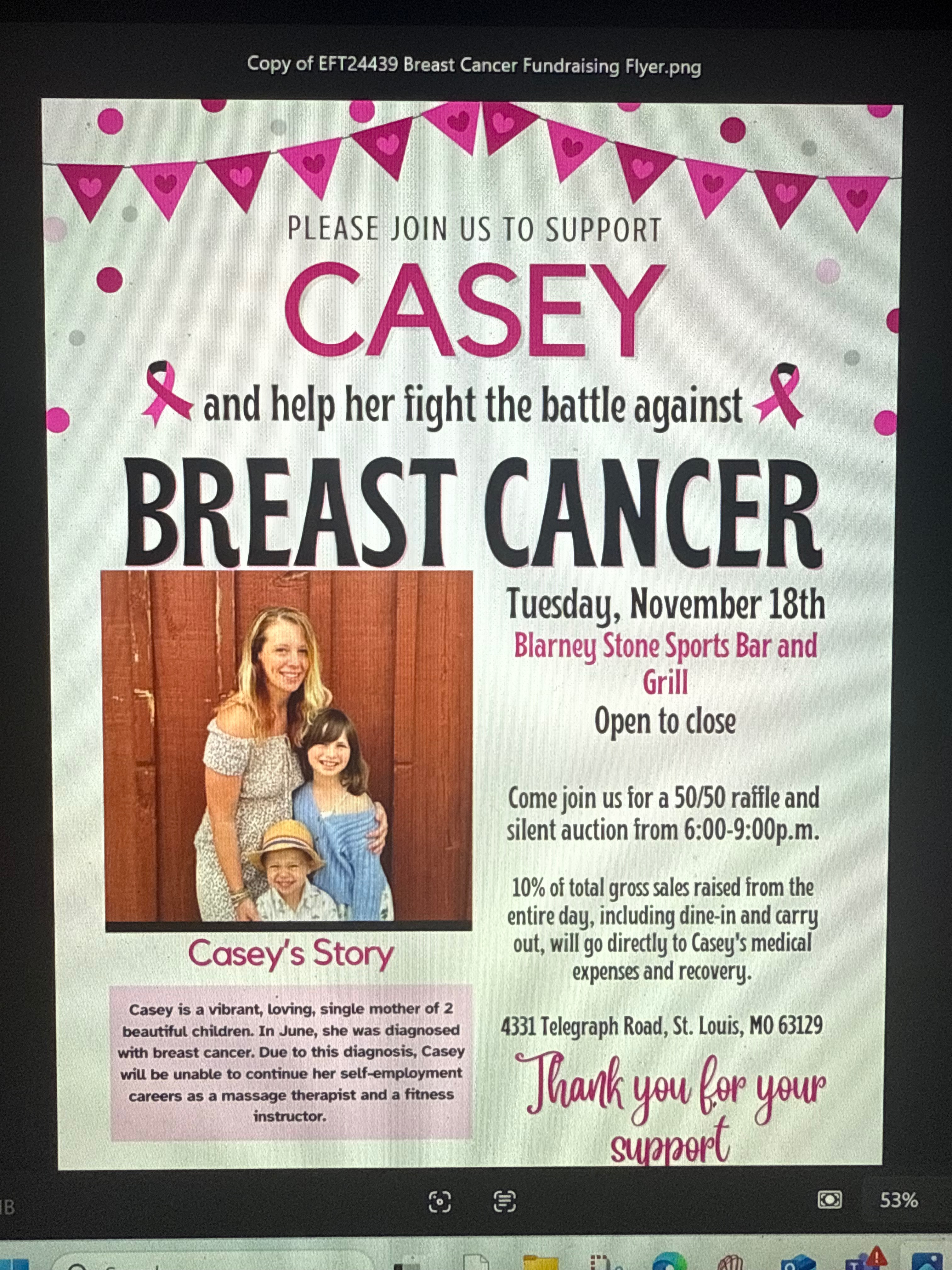 Fundraiser for Casey Henson by Shannon Casey : Support Casey's Battle ...