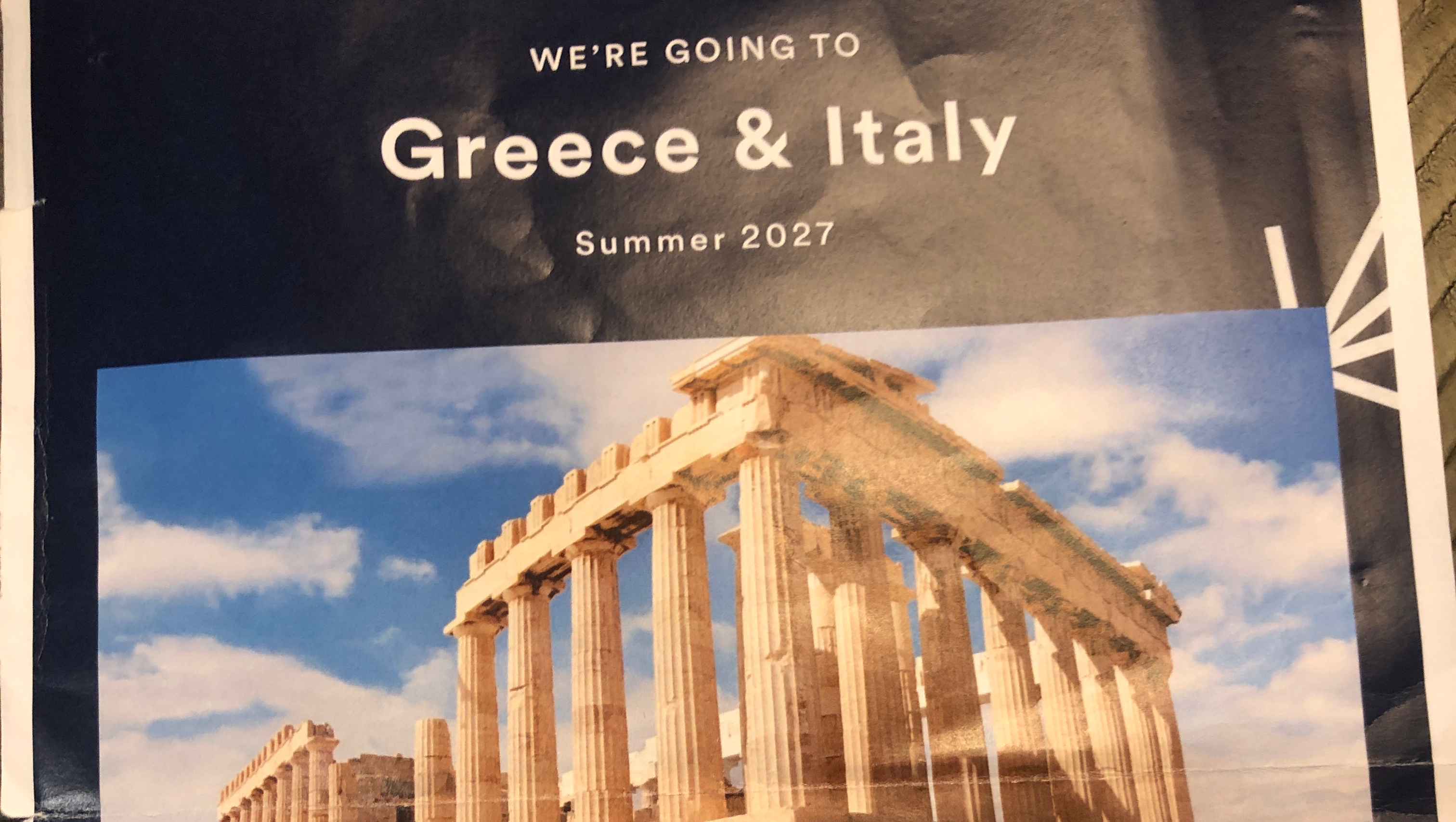 Support me in my journey to travel to Europe and Greece! photo
