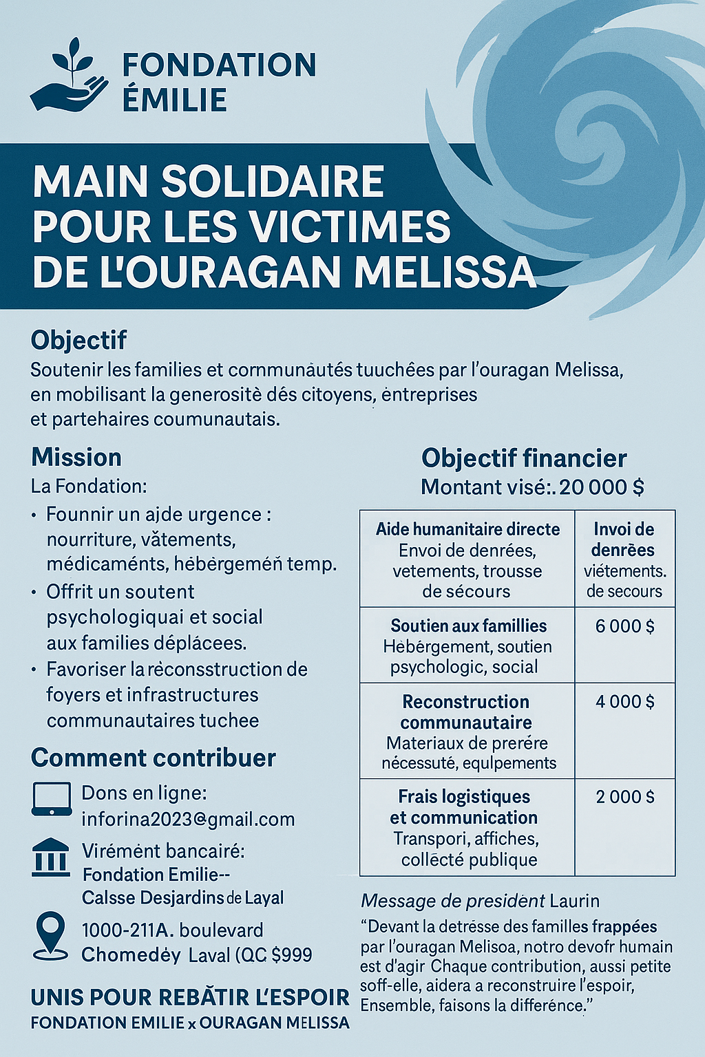Soutenir les familles et communautés touchées par l’ouragan campaign photo, 4 of 5