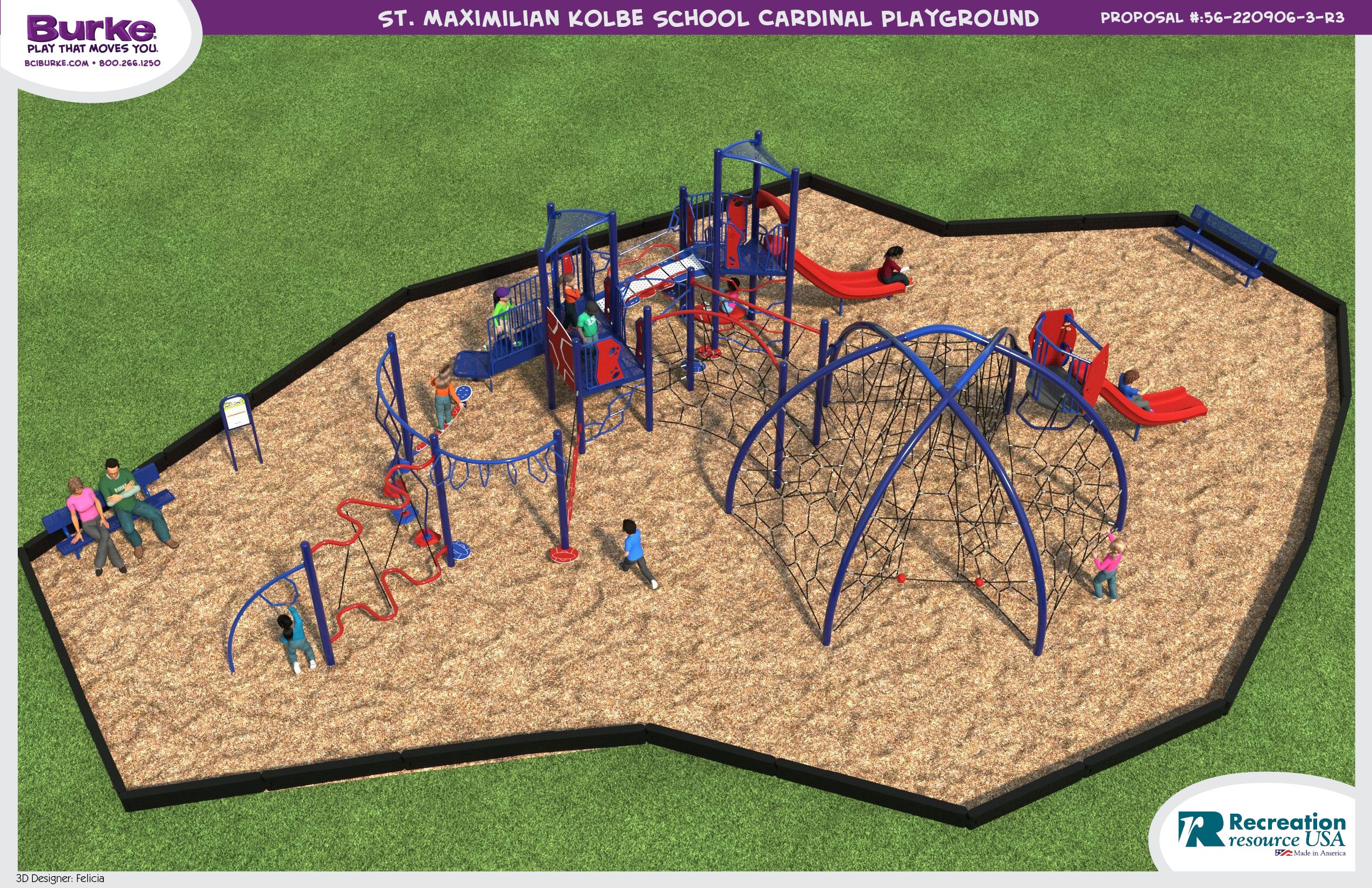 Saint Max Kolbe Cardinal Playground Fundraiser campaign photo, 4 of 6